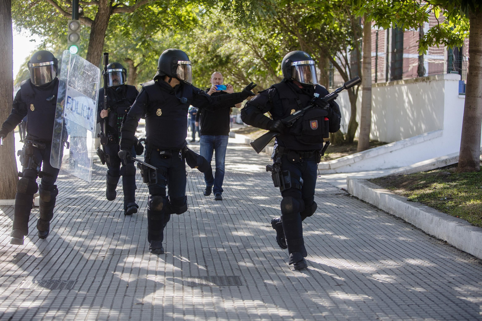 Imágenes de la manifestación por la huelga del metal