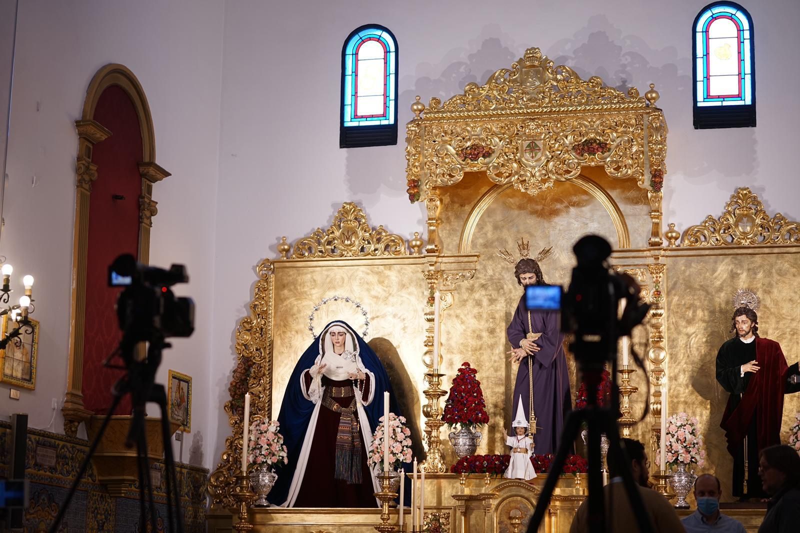 Una misa en streaming en la Parroquia de San Gonzalo