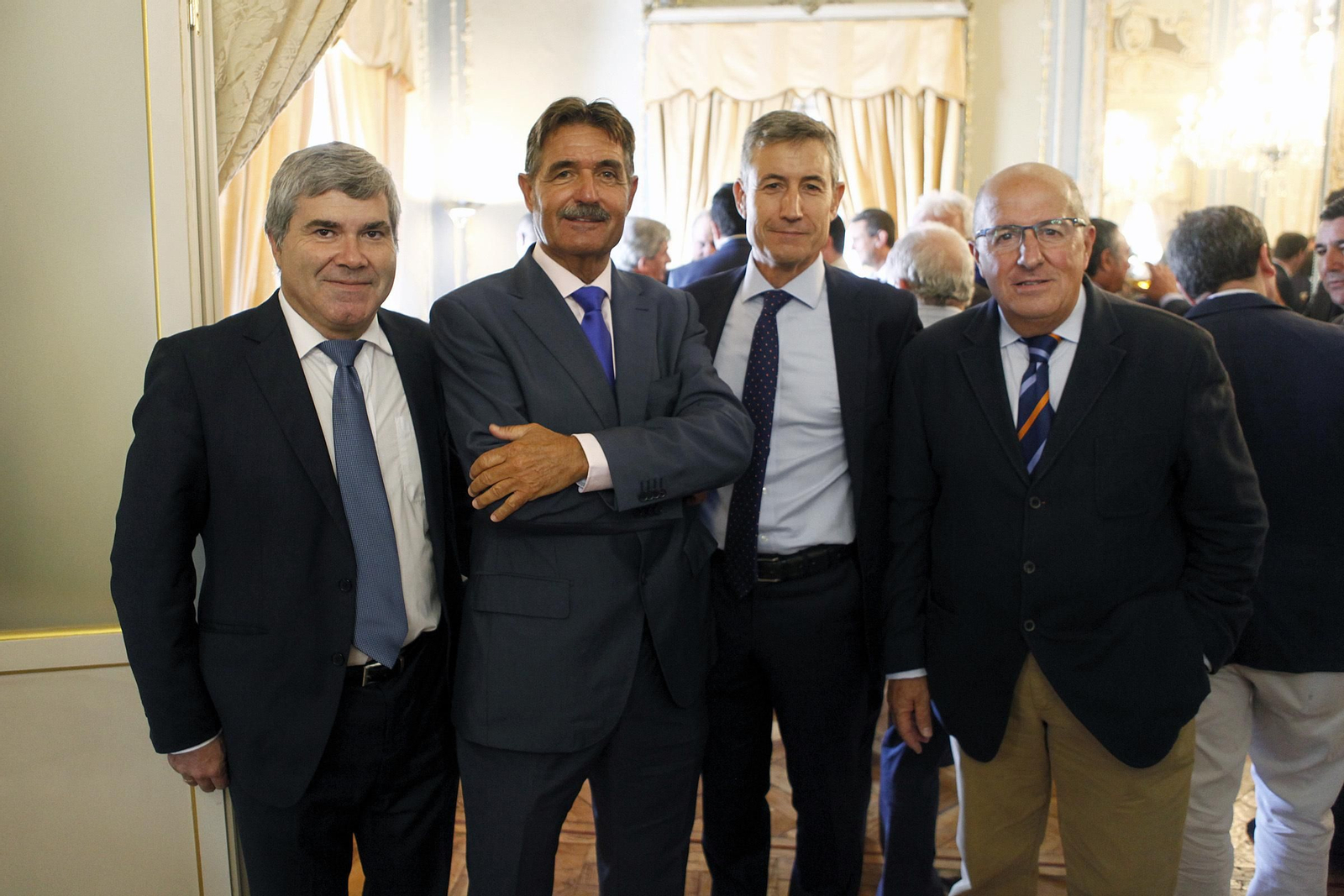 Antonio Rivas, Miguel Villanueva, Juan Manuel Pérez Dorao y Luis Frade.