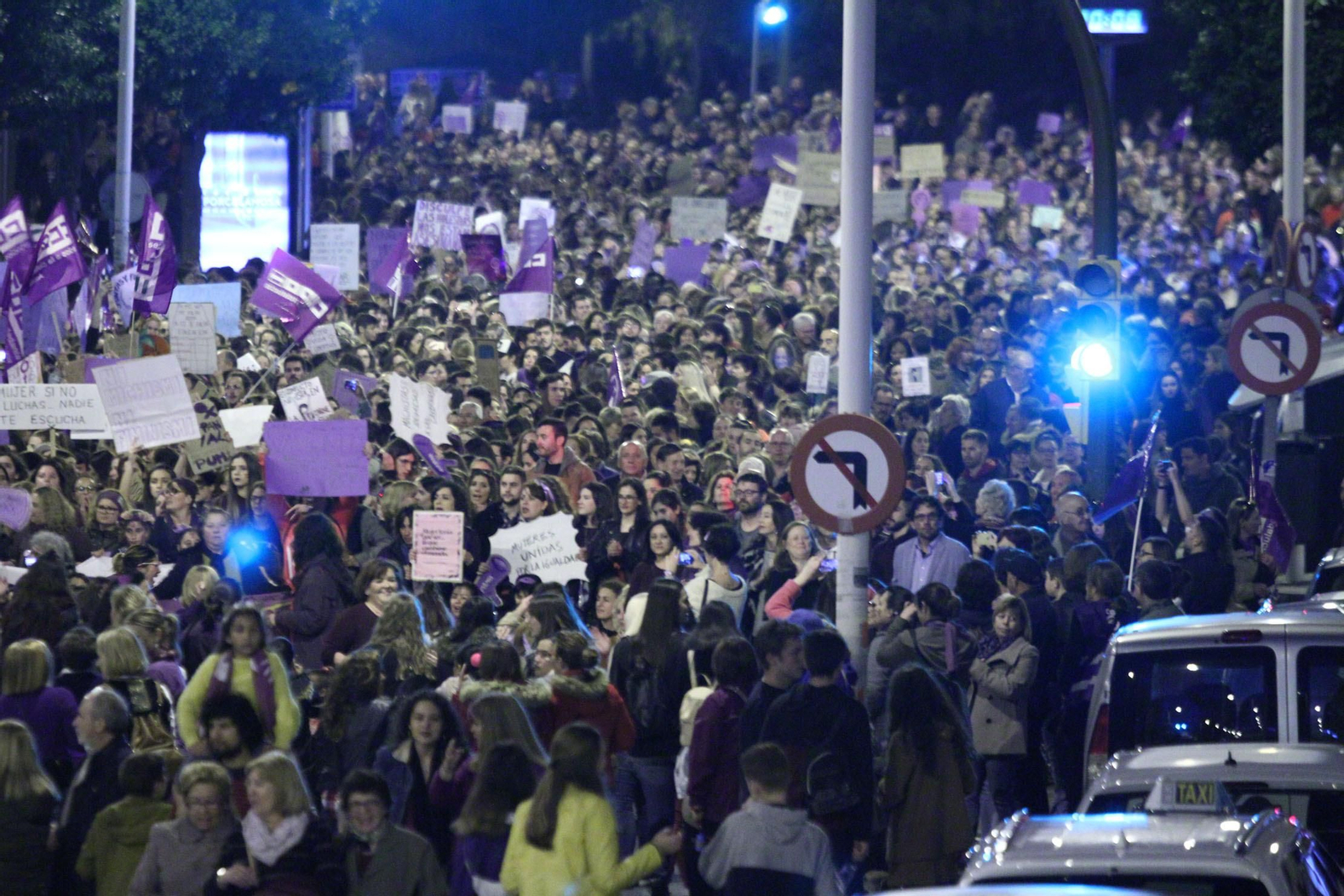 Imágenes de la Manifestación del día Internacional de la Mujer