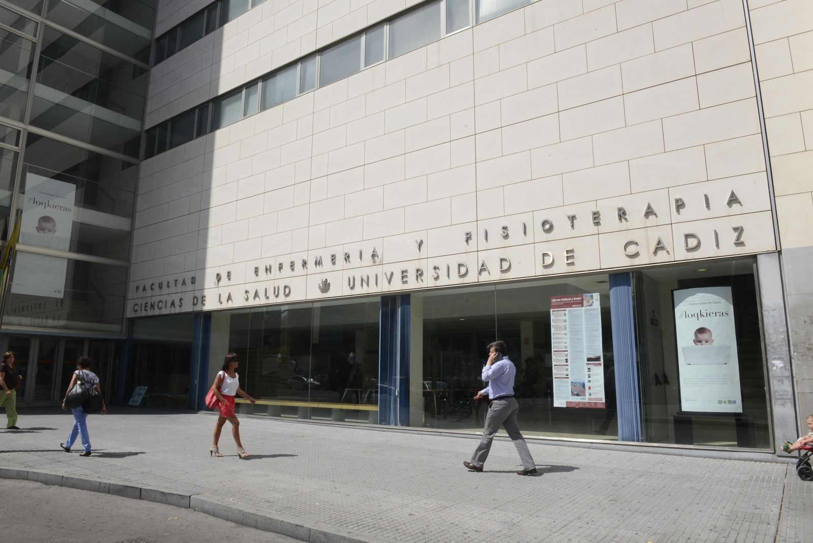 Edificio de la Facultad de Enfermería y Fisioterapia de la UCA.