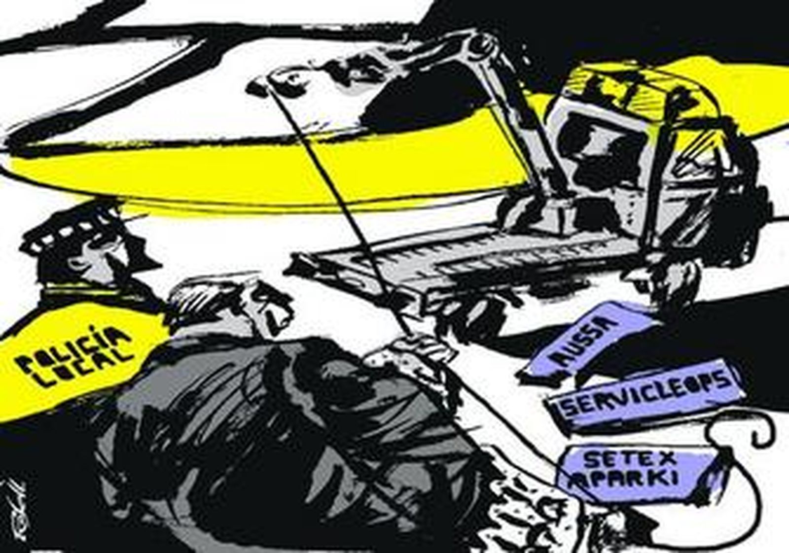 El laberinto de la grúa municipal