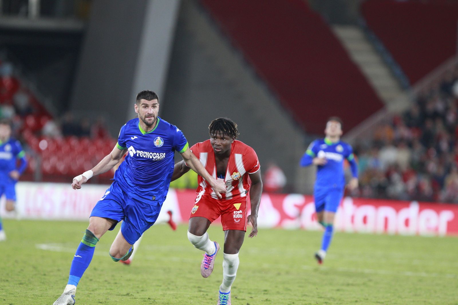 Imágenes del partido de fútbol U.D. Almería-Getafe C.F.