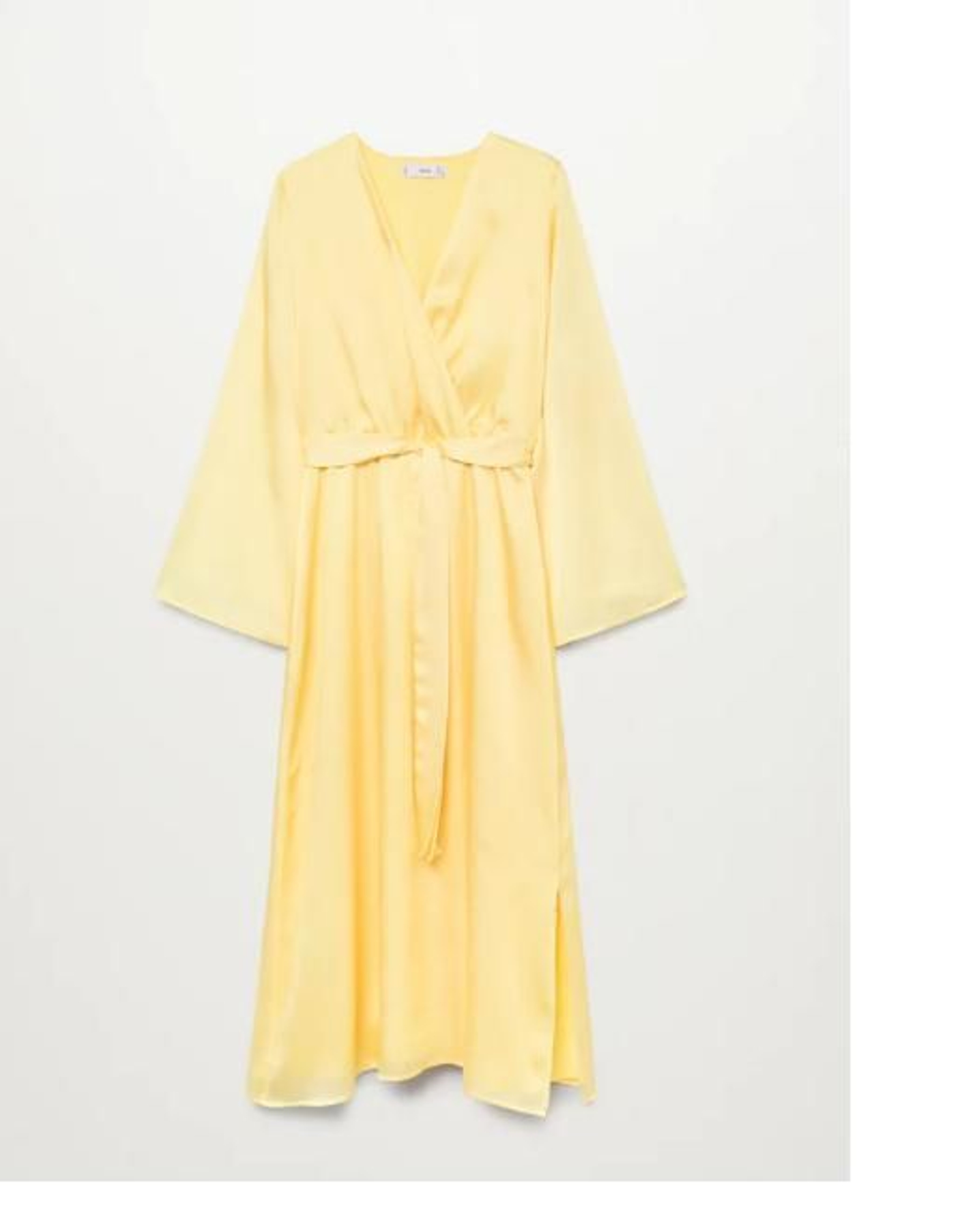 Vestido satinado de Mango Outlet.