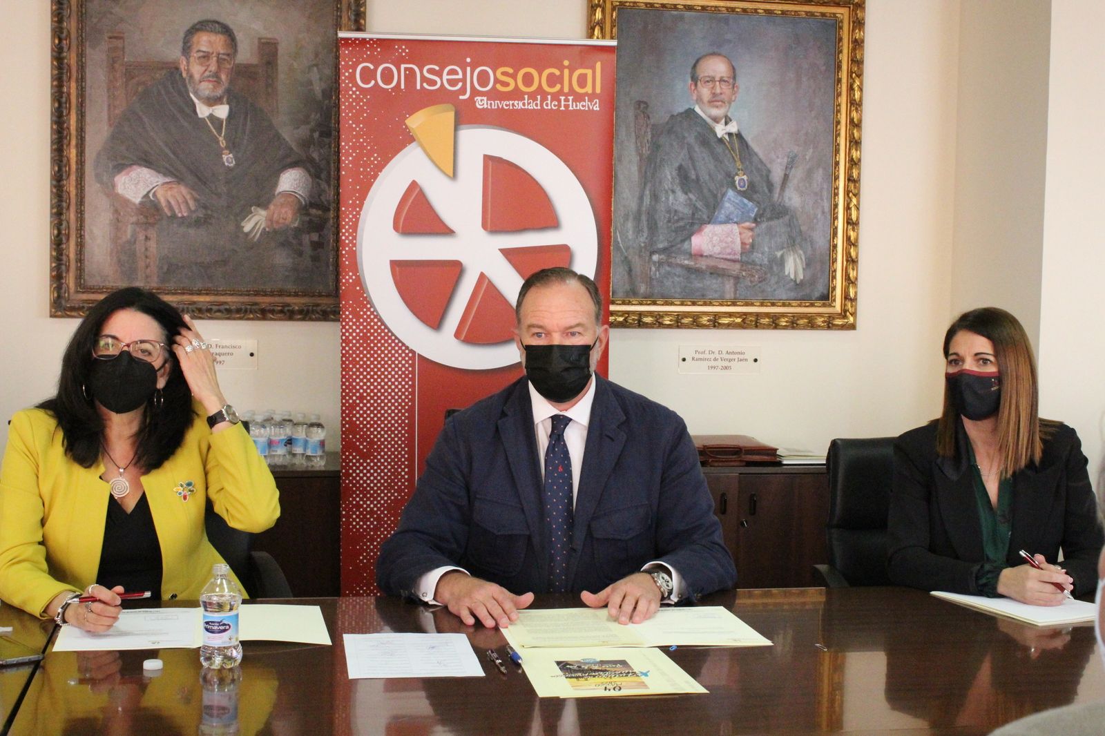 Reunión del pleno del Consejo Social de la Universidad de Huelva.