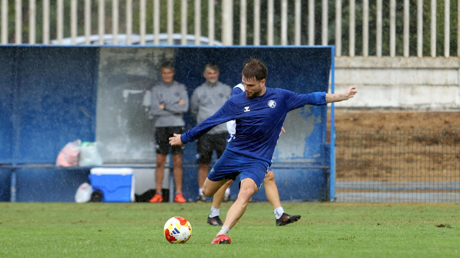 Primer entrenamiento del nuevo entrenador en el Xerez DFC