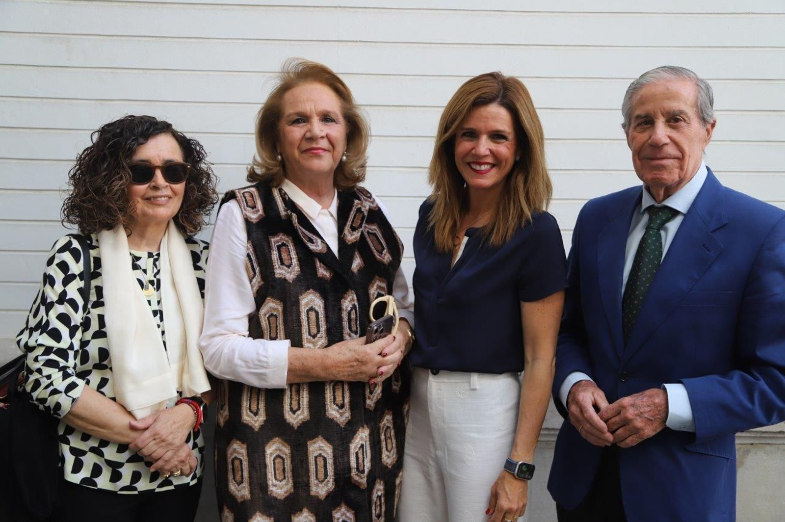 Reyes Coca, Concha Yoldi, Reyes Sosa y Jesús Yoldi