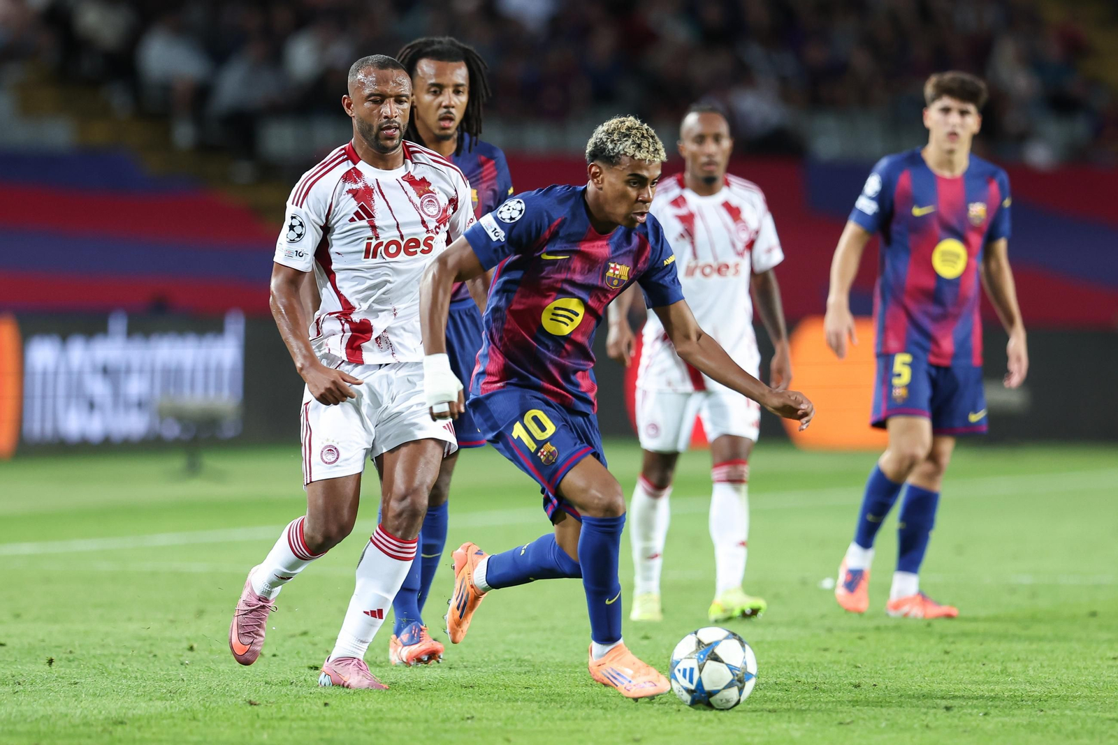 Las fotos del Barcelona-Olympiacos