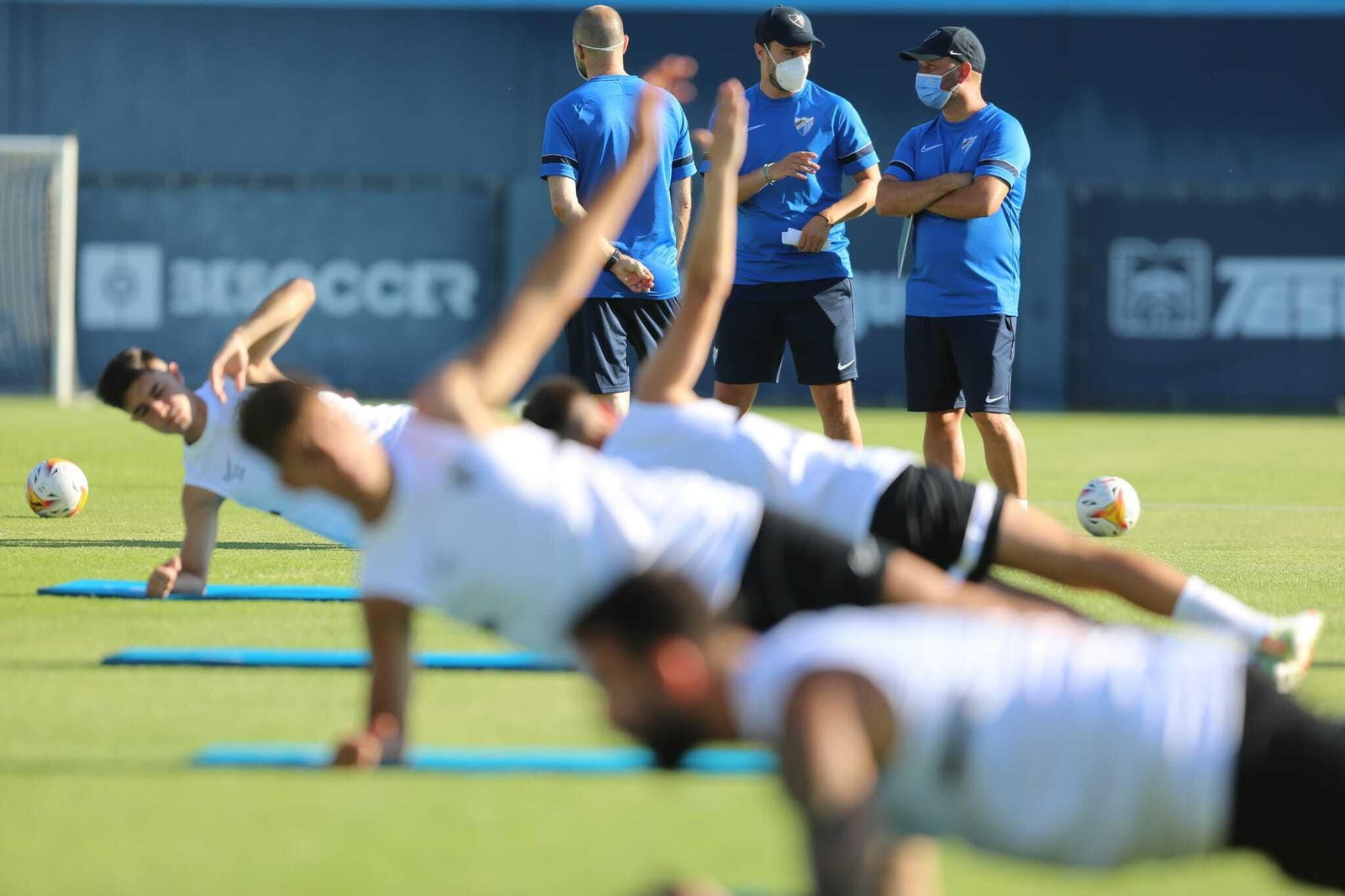 El Málaga de José Alberto ya trabaja en el césped