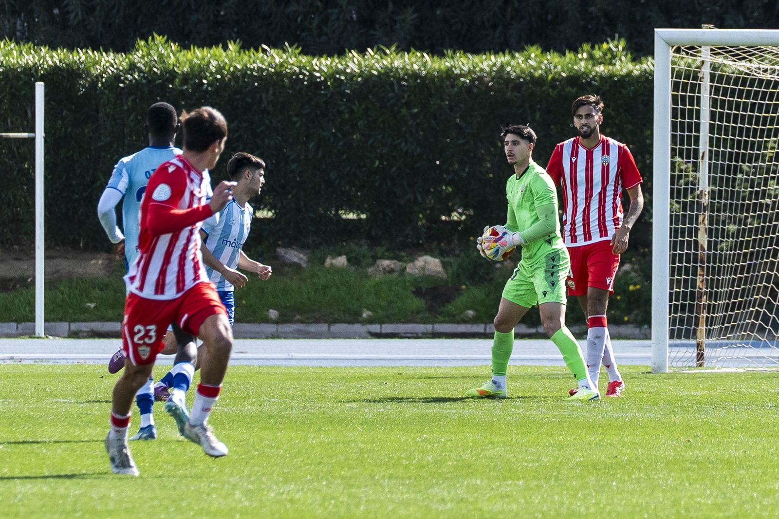 Las imágenes del Almería B y Atlético Malagueño en el Anexo de los Juegos Mediterráneos