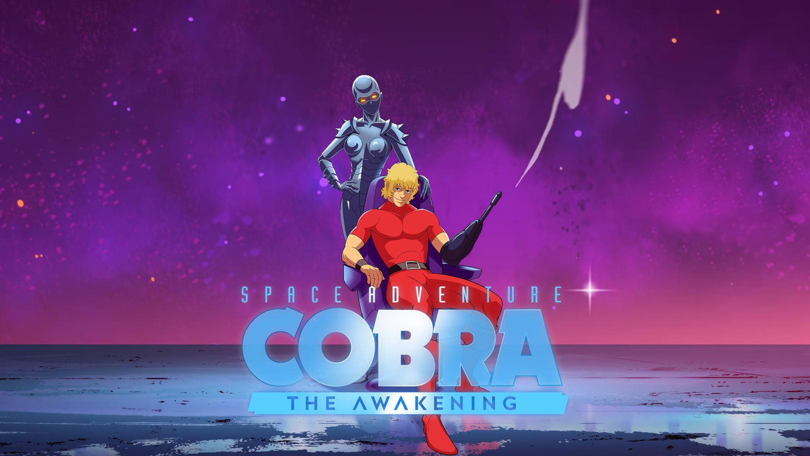Space Adventure Cobra The Awakening tiene un estilo visual muy retro.
