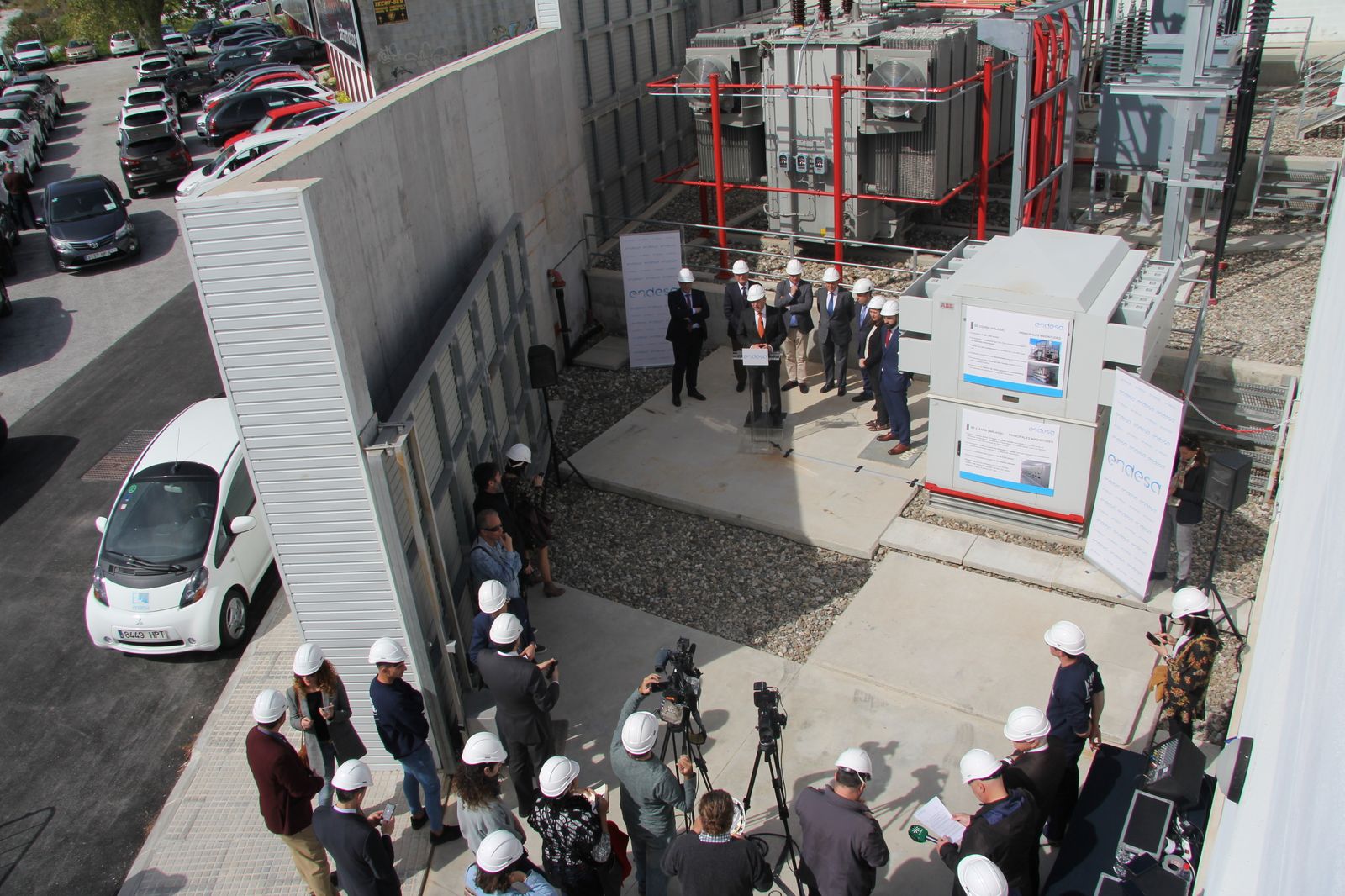 Imagen de la inauguración esta mañana.