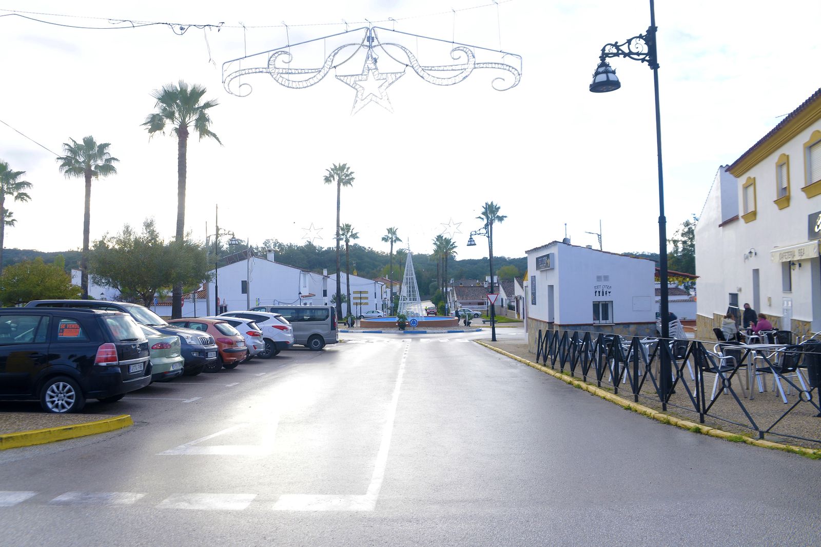 Primer día de colegio y  de alerta de grado 4 en Castellar