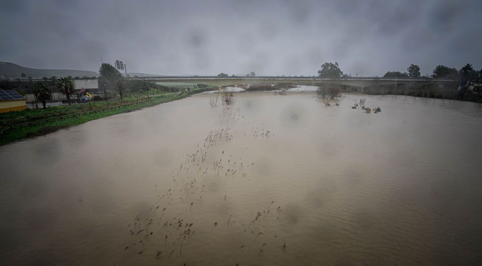 Imágenes de los efectos del temporal Kristin a su paso por Jerez
