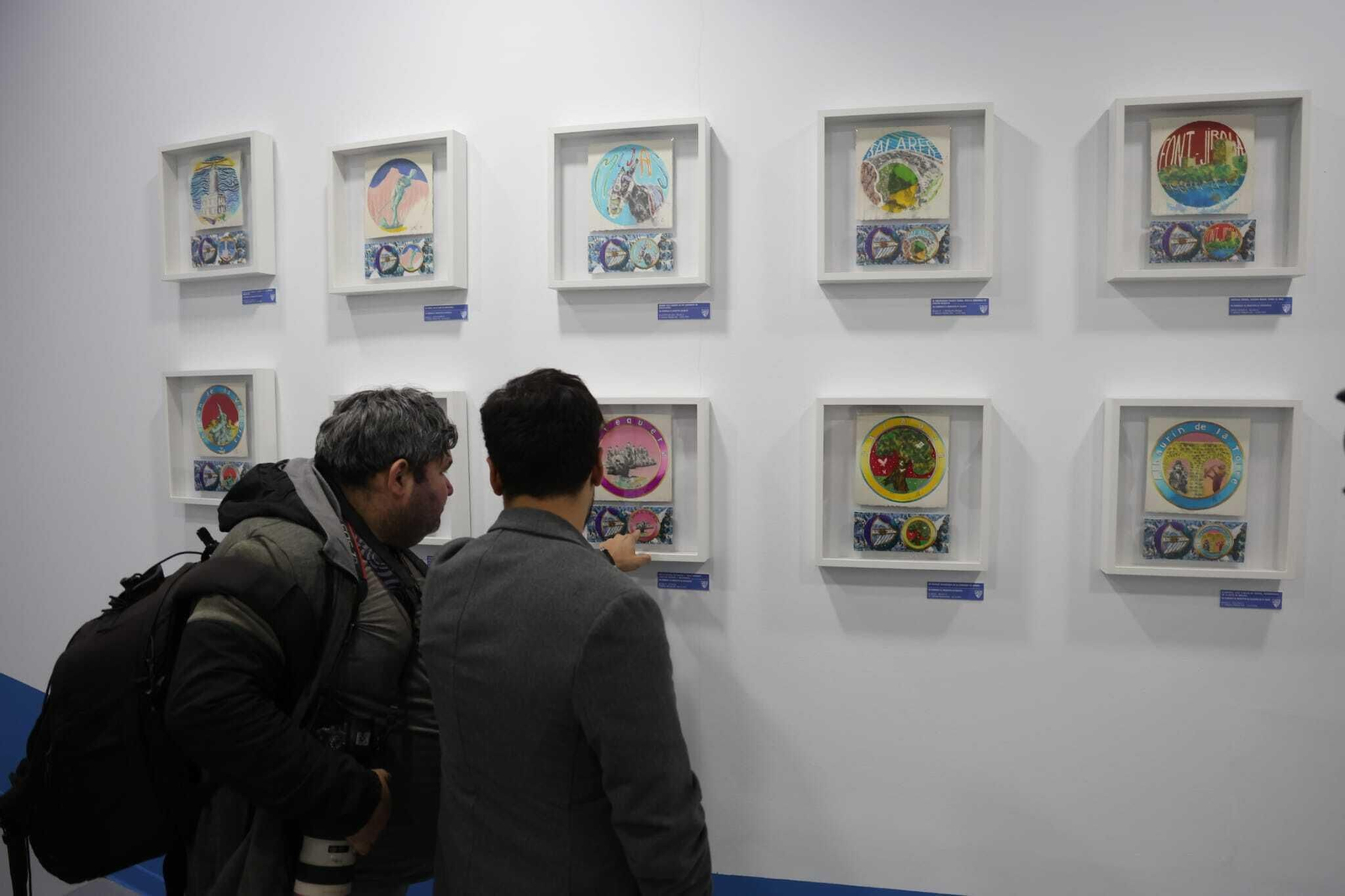 Brazaletes obras de arte del Málaga CF para la provincia