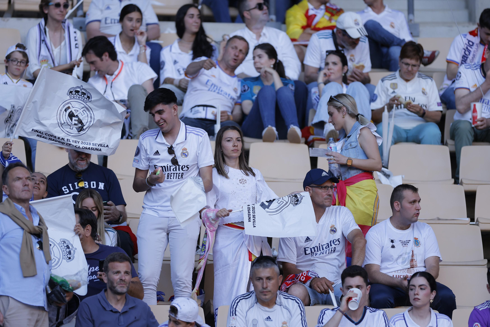 Búscate en las fotos de la final de la Copa del Rey entre el Madrid y el Osasuna