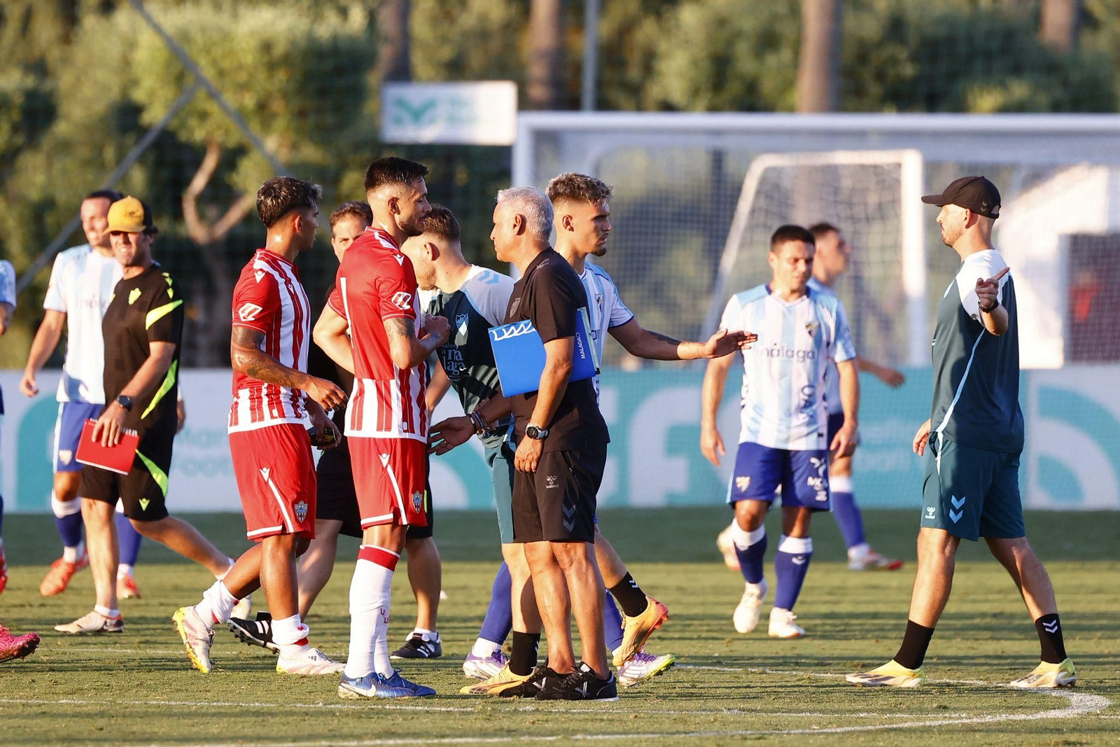 Almería-Málaga CF, en fotos