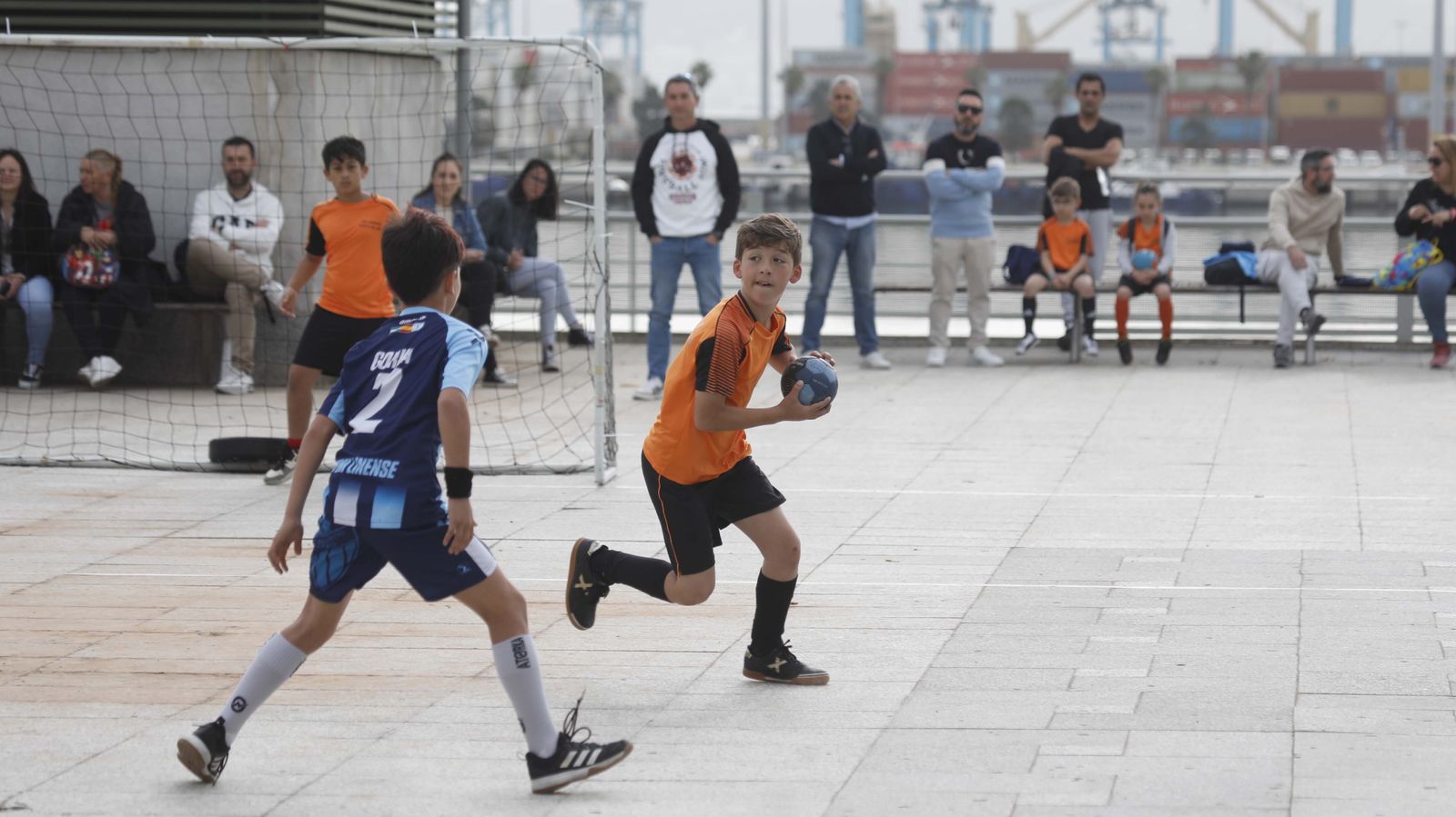 Las fotos de la jornada de balonmano calle