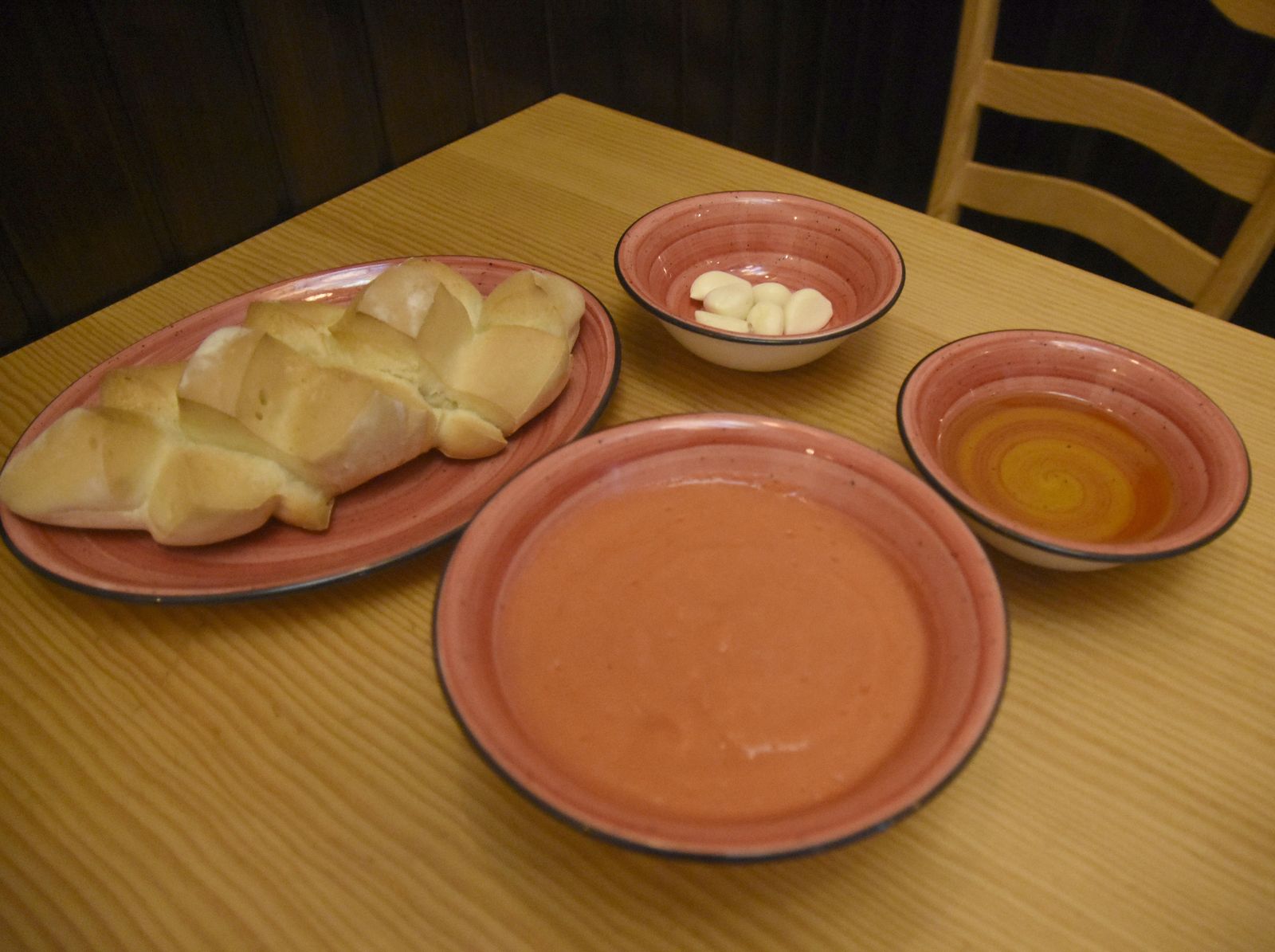 Salmorejo elaborado por la taberna La Montillana.