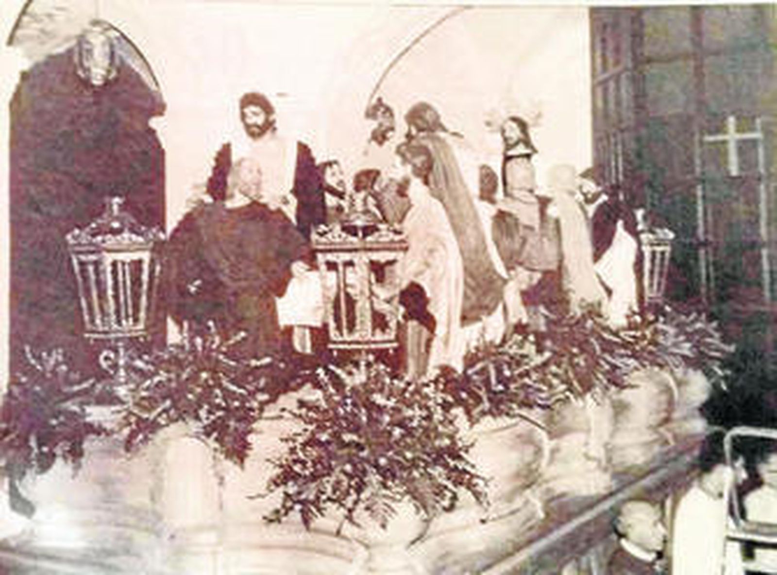 Imagen de la hemeroteca del Diario del año que se estrenó el paso de La Cena, en 1993.