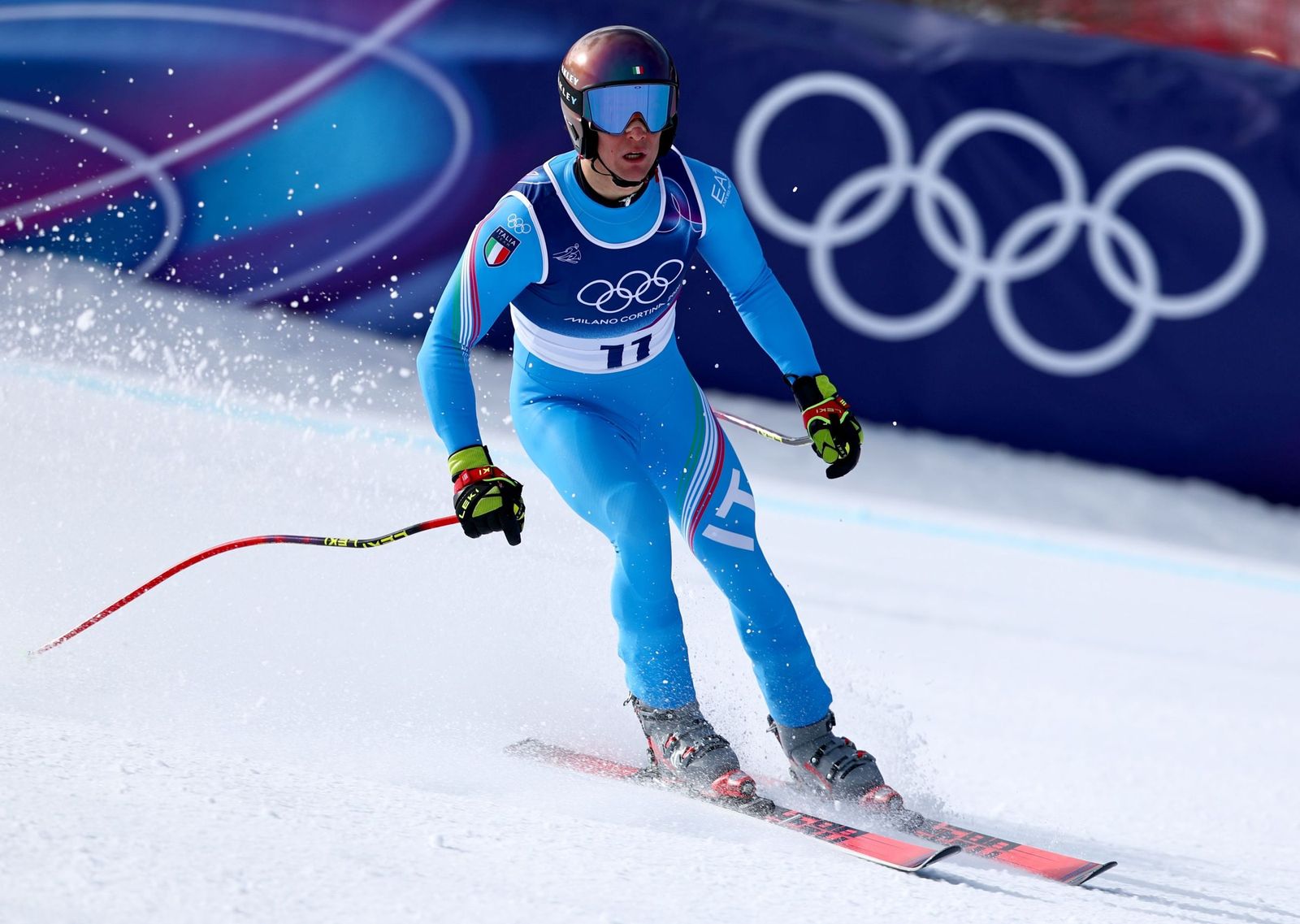 Las espectaculares fotos del descenso masculino en los Juegos Olímpicos de invierno