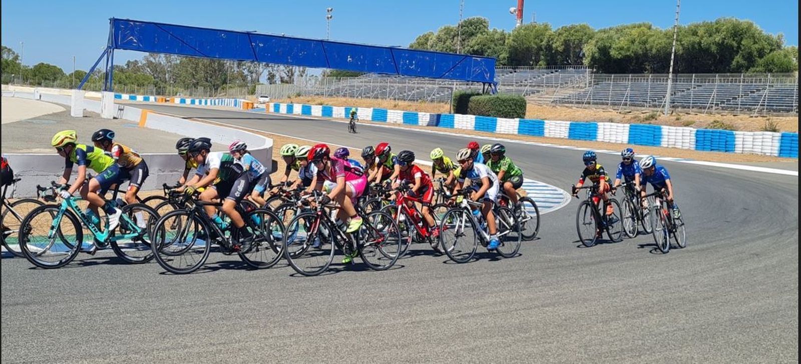 Un momento de la prueba de categorías de formación