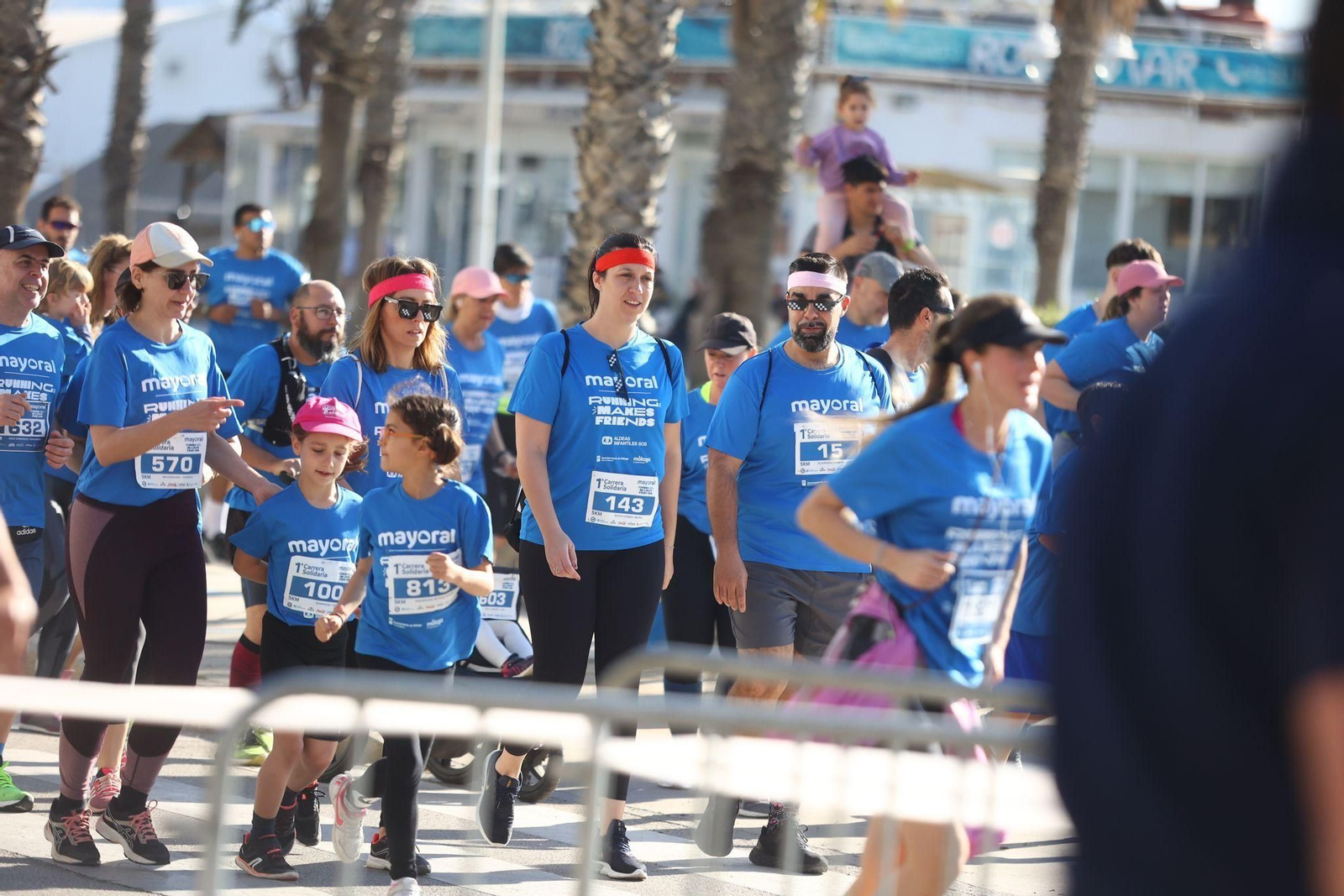 Las mejores fotos de la I Carrera Solidaria Mayoral de Málaga