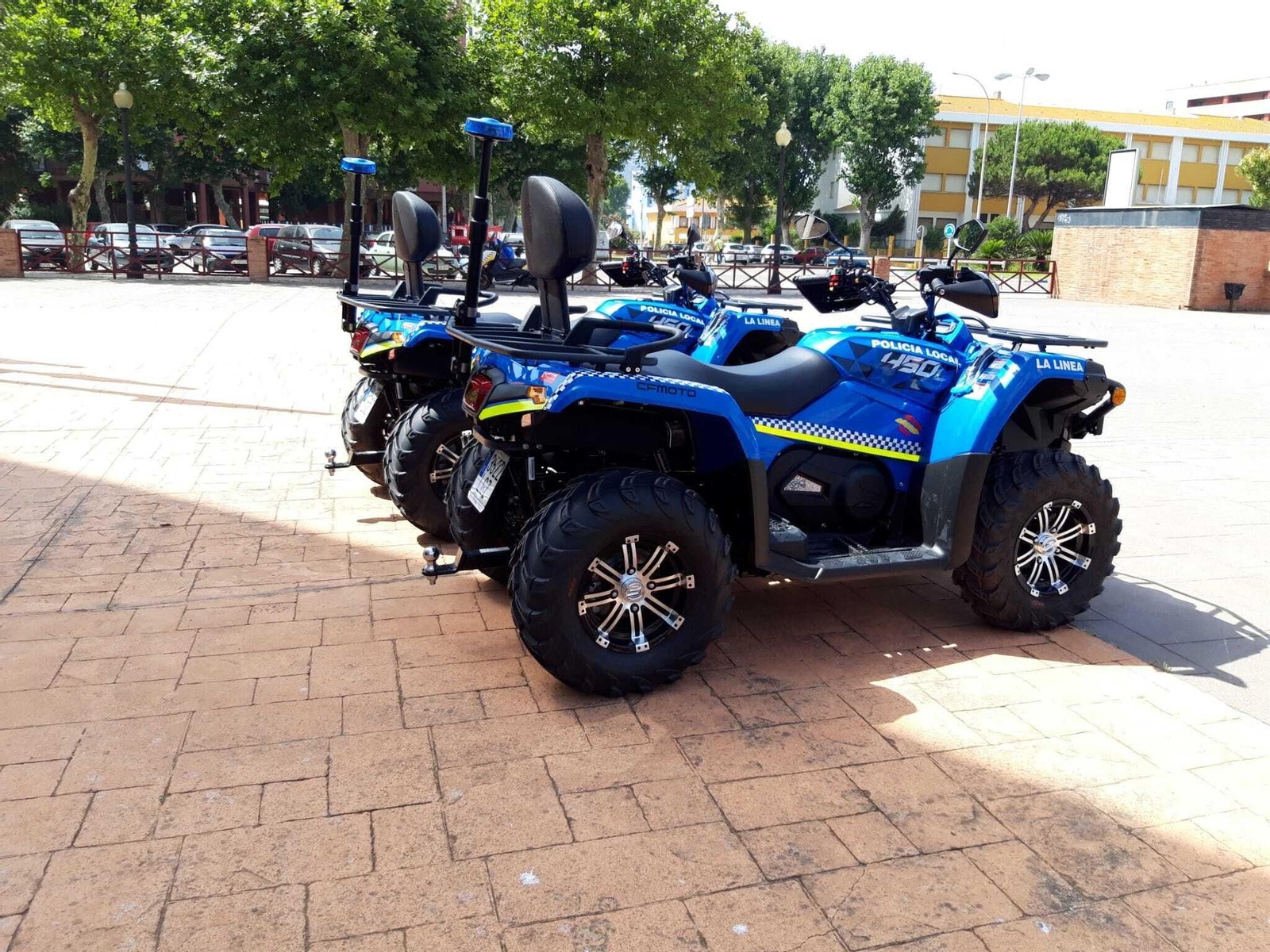 Los nuevos quads para la Policía Local.