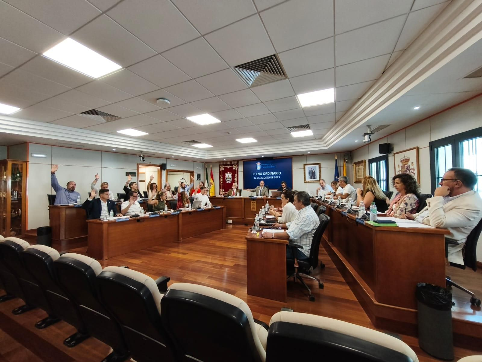 Un momento del Pleno celebrado este martes.