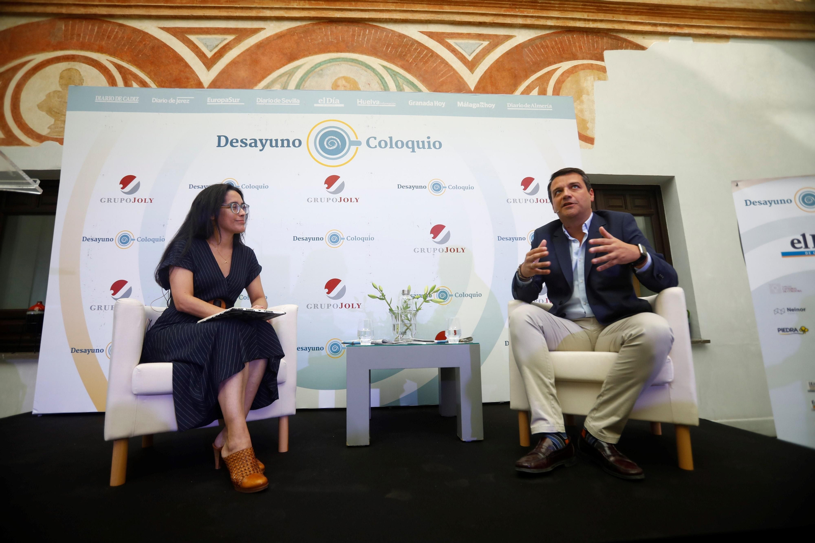 El desayuno-coloquio de 'El Día' con Bellido, en imágenes.