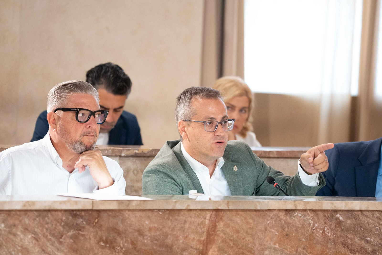 El concejal Antonio Urdiales, durante su intervención plenaria.
