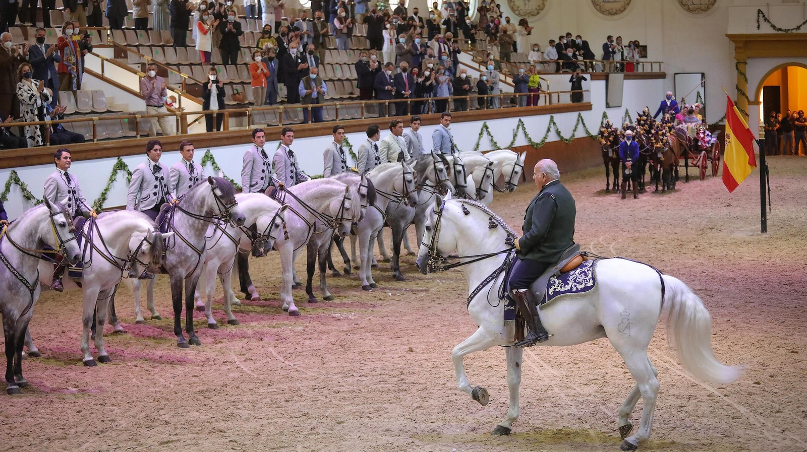 Así fue el homenaje a Álvaro Domecq en la Real Escuela Andaluza del Arte Ecuestre en Jerez