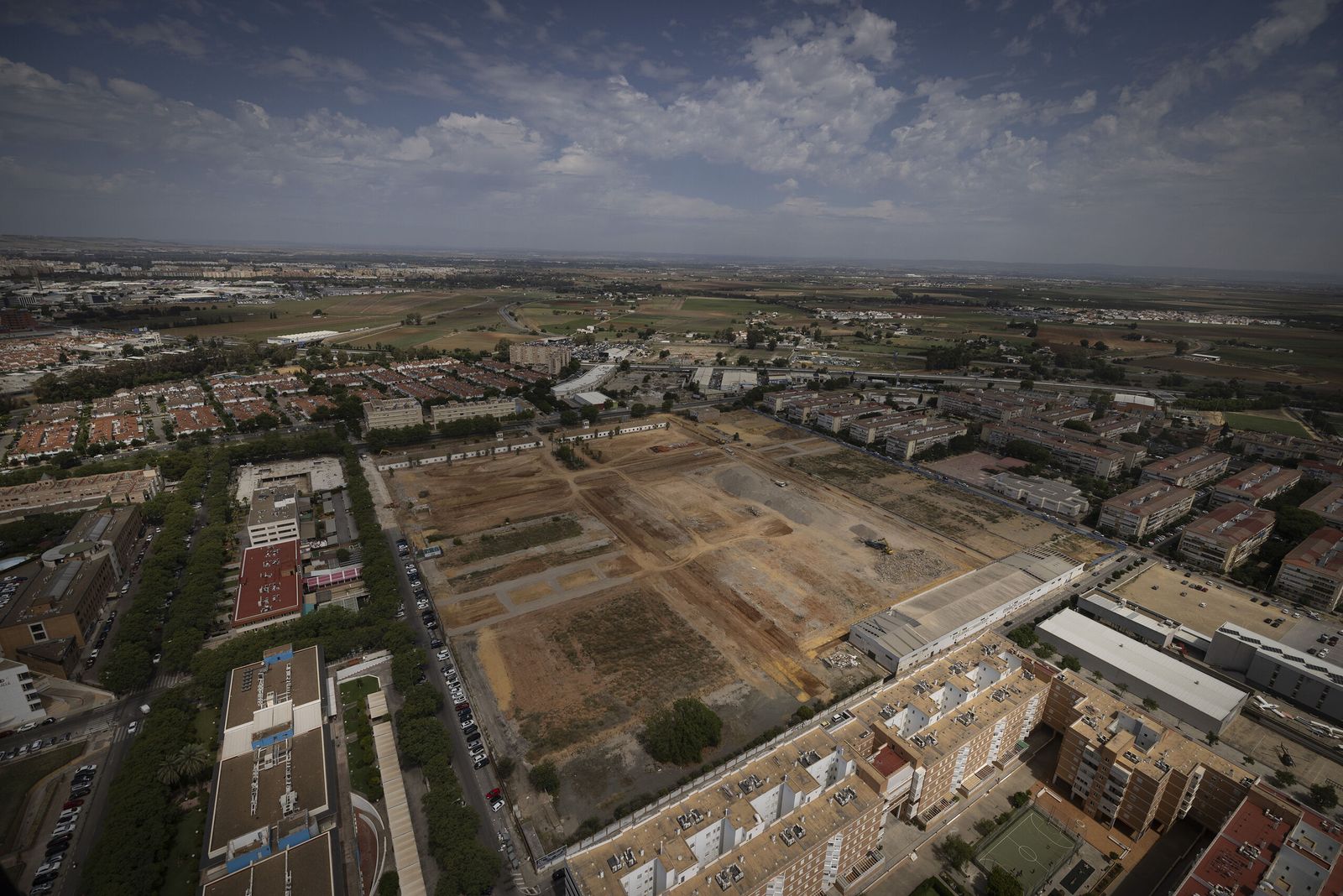 Sevilla desde el helicóptero de la Policía Nacional
