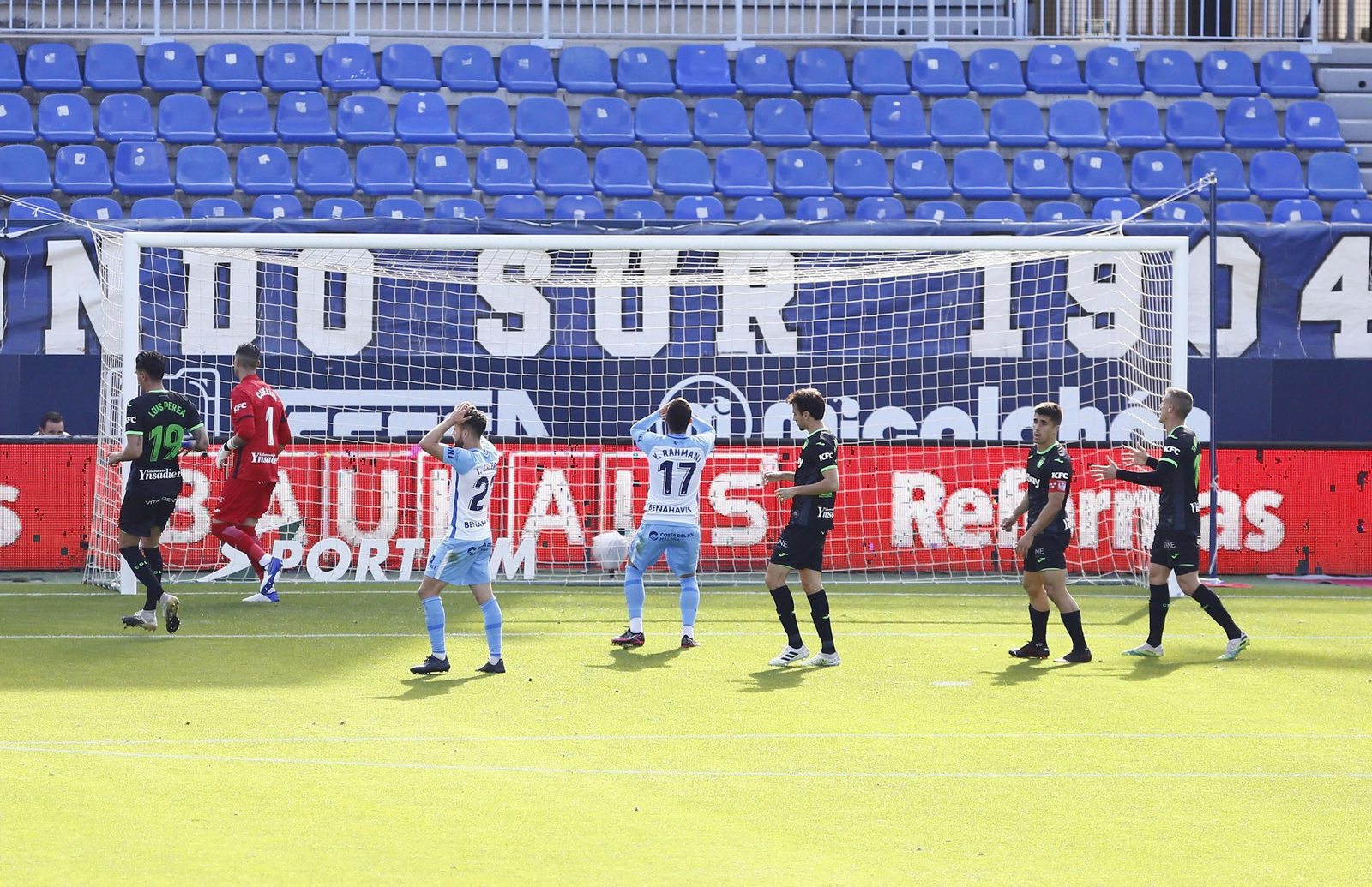 Las fotos del Málaga - Leganés
