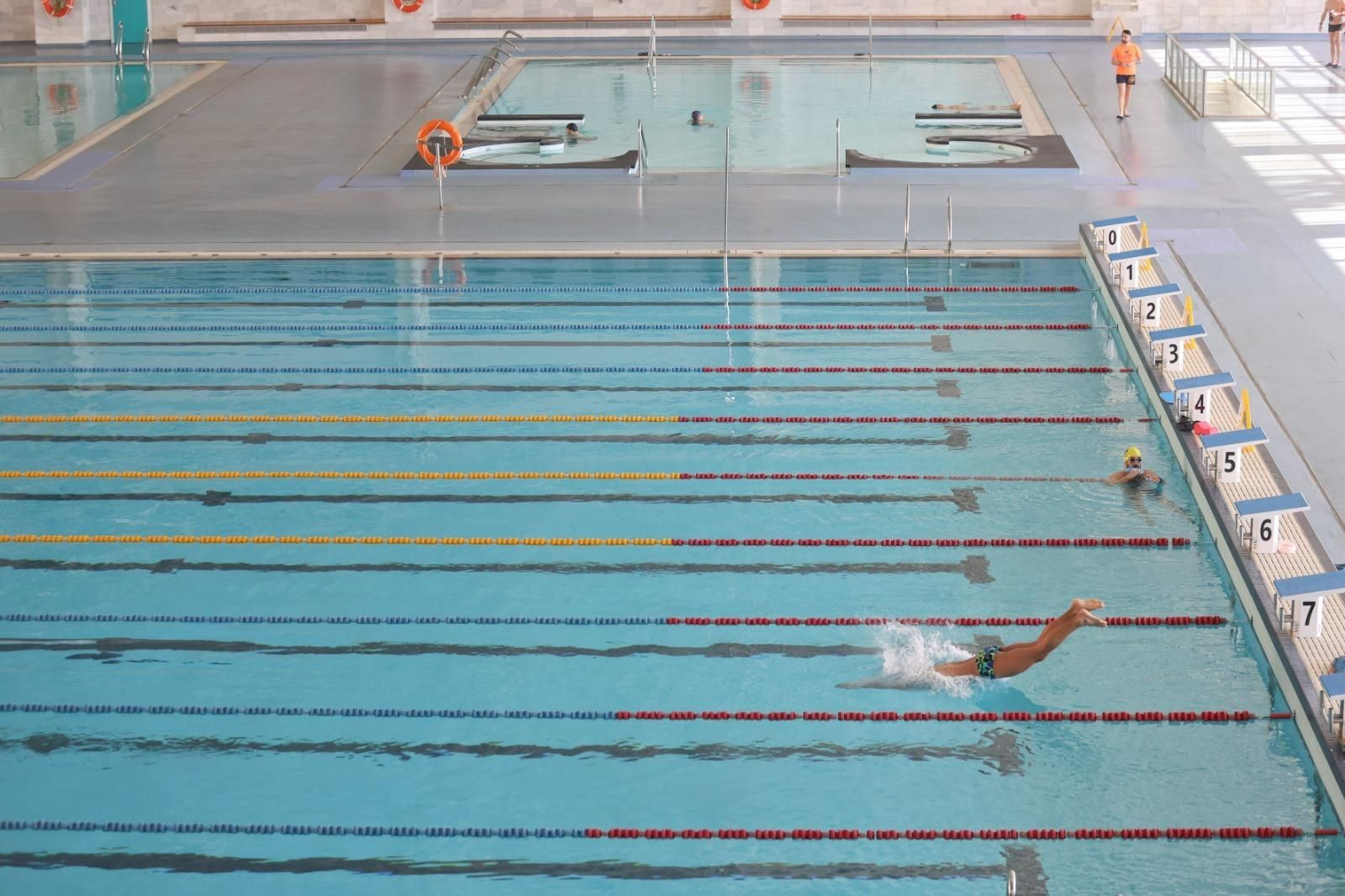 La reapertura de la piscina de 50 metros de Inacua, en imágenes