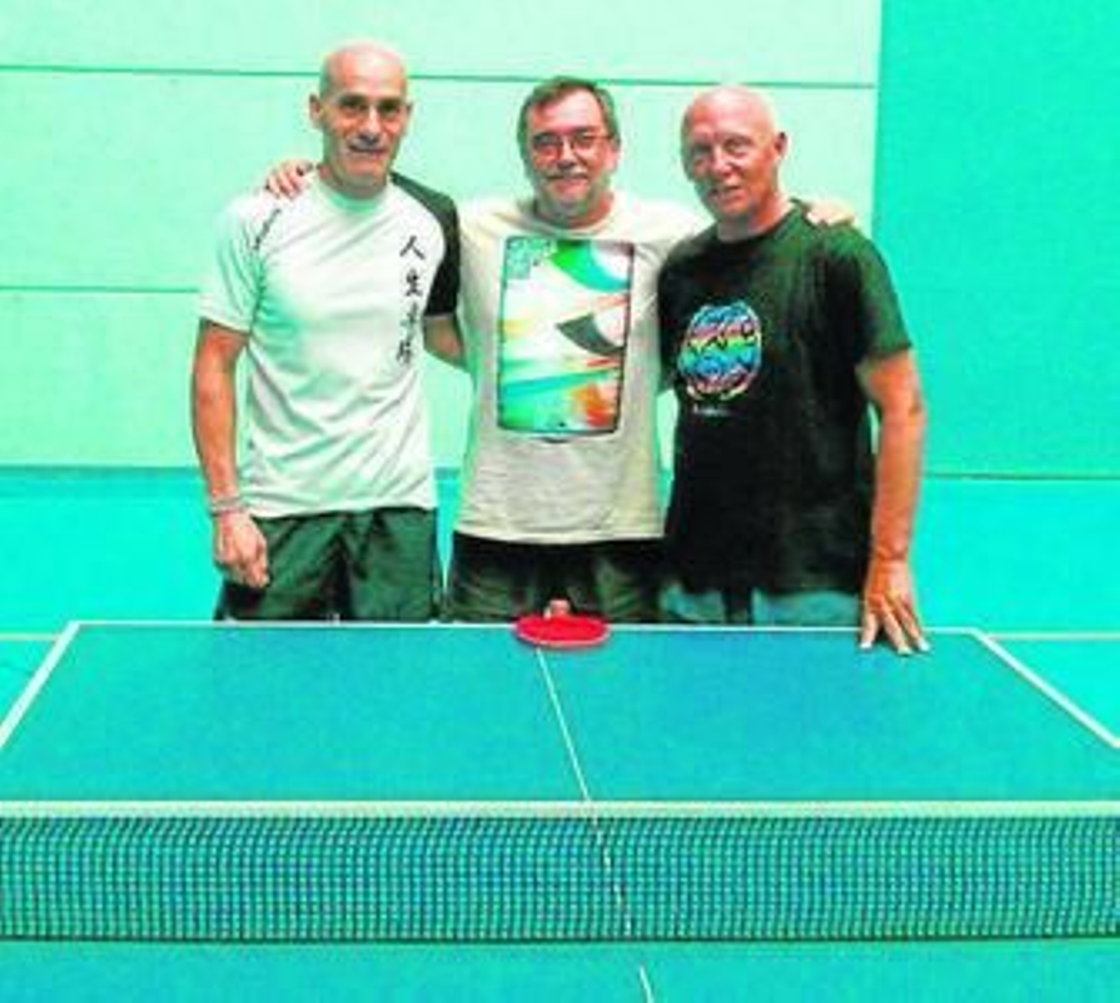 Eusebio Alloza, Enrique Morales y José María Heredia.