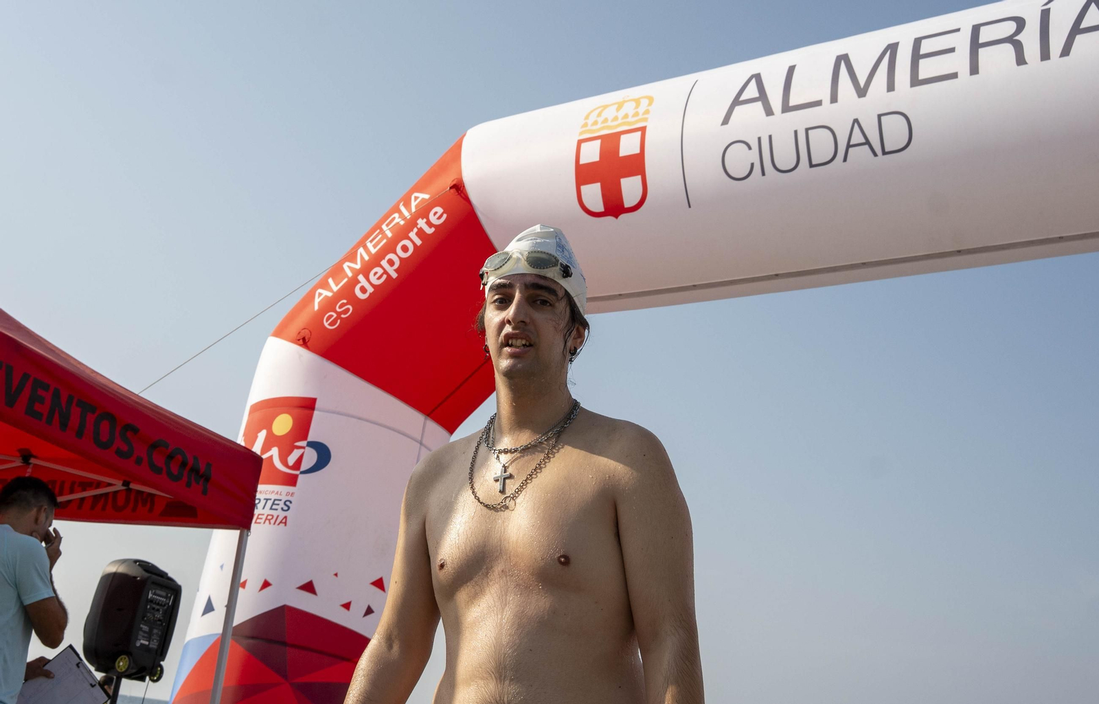Travesía a nado Carlos Tejada de Almería