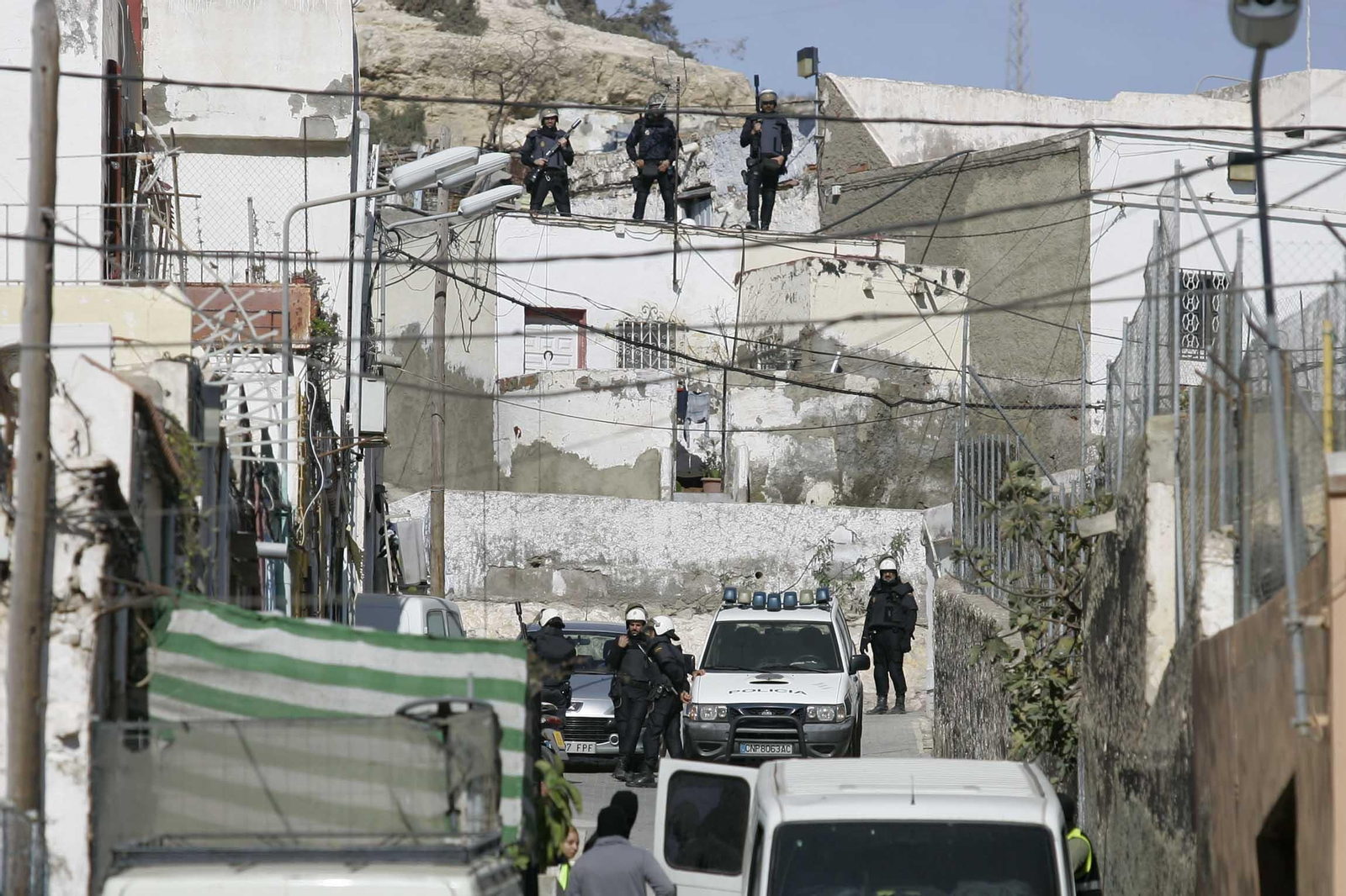 Foto de archivo de un operativo policial.