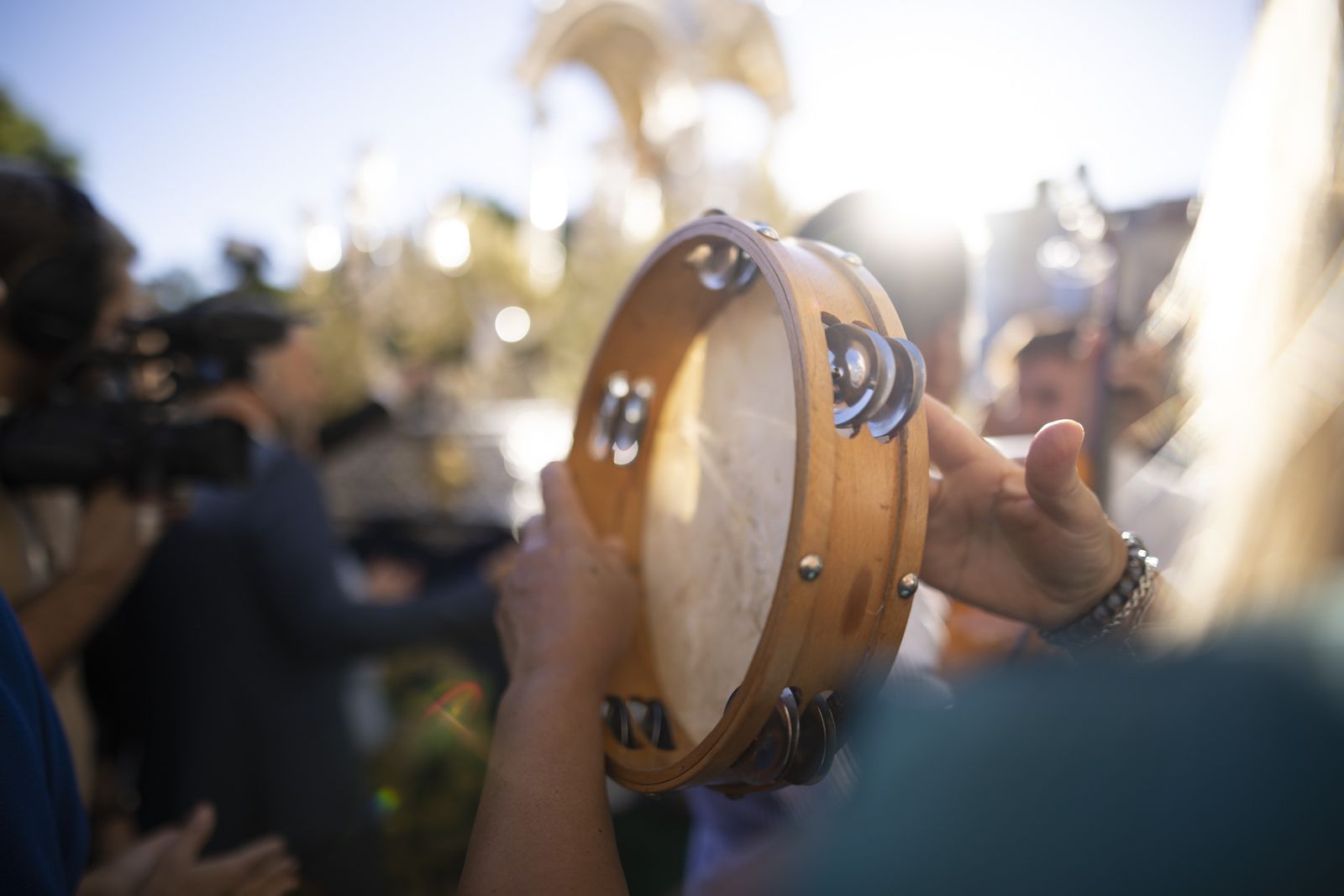 Imágenes de la salida de la Virgen de la Cinta desde la Catedral hacia el Santuario