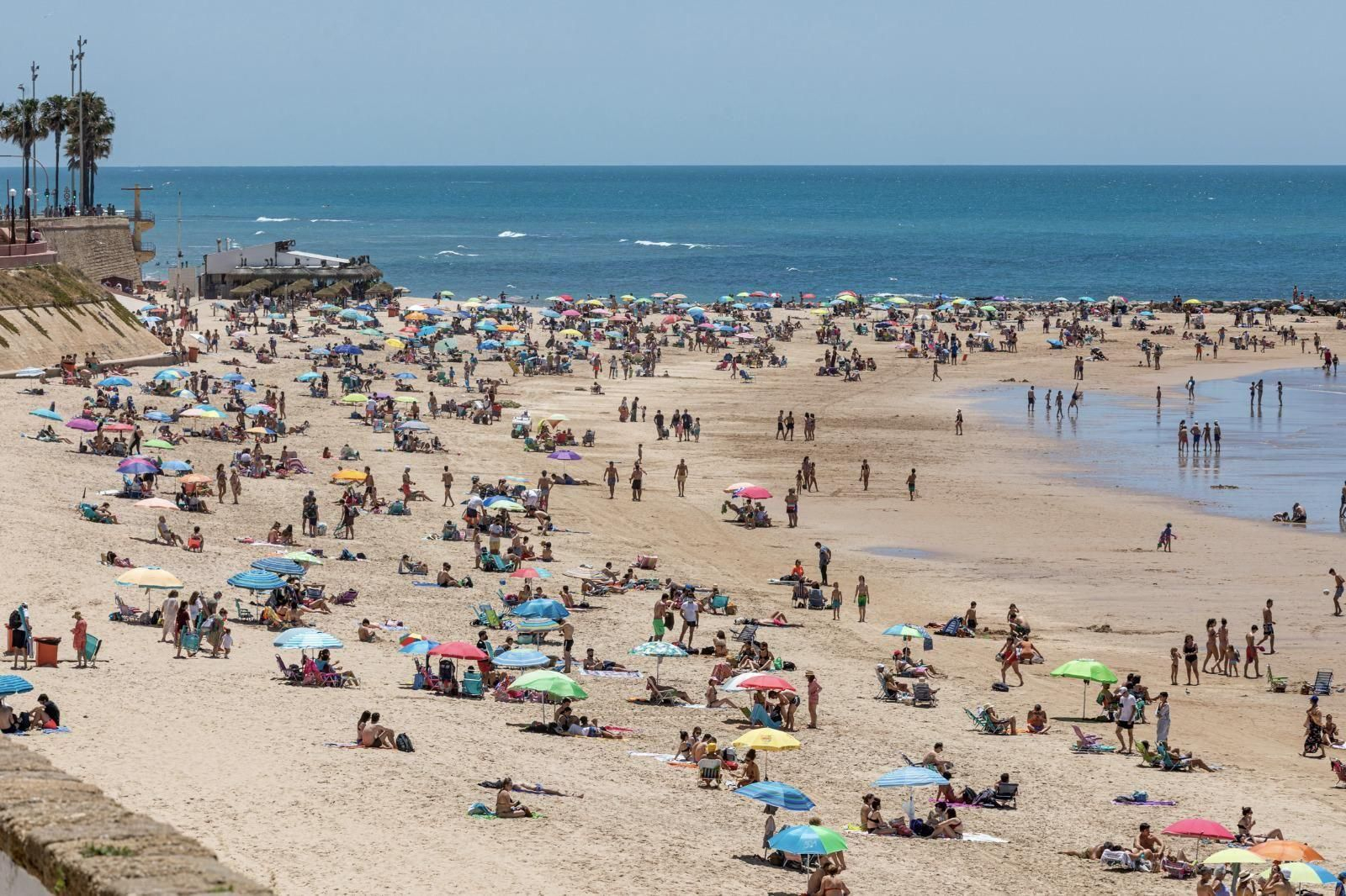 Imagen de la playa de Santa María del Mar de Cádiz