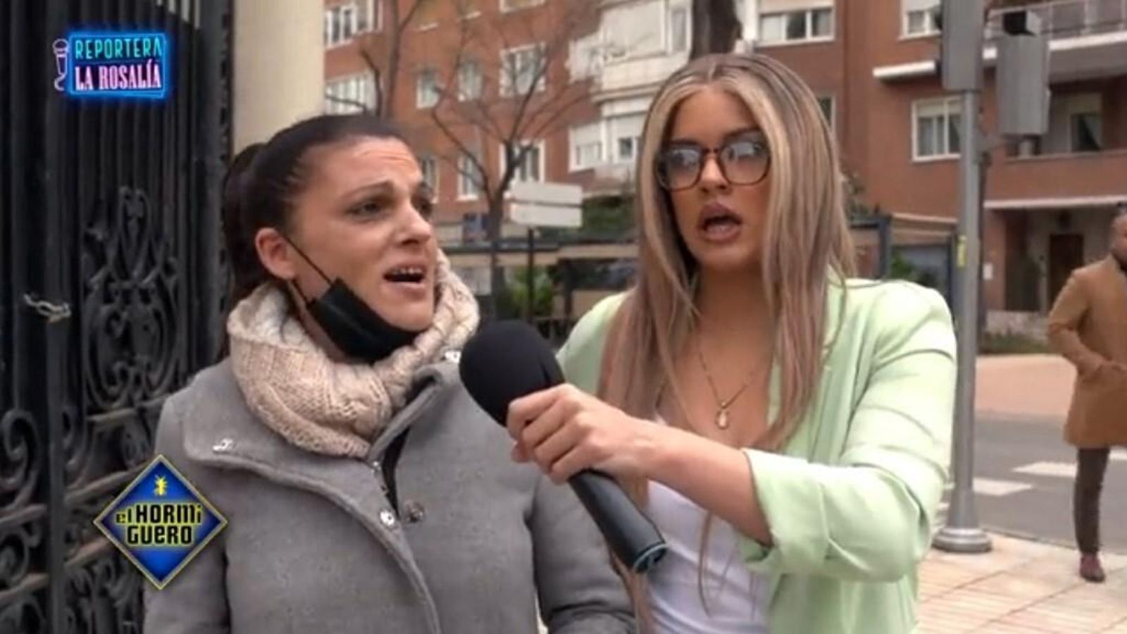 Rosalía como reportera