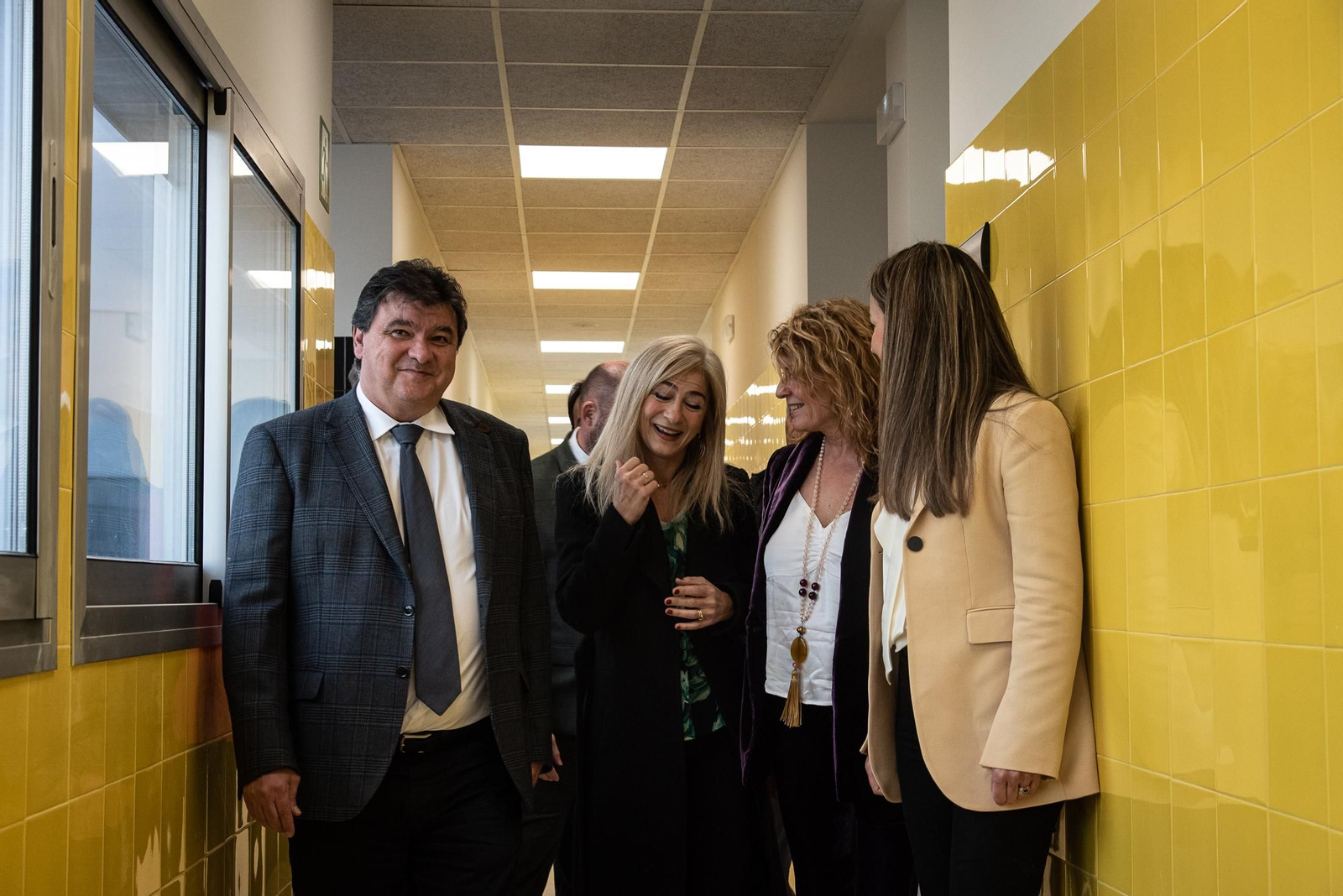 Imágenes de la visita de la Consejera de Desarrollo Educativo y Formación Profesional al nuevo colegio del Ensanche
