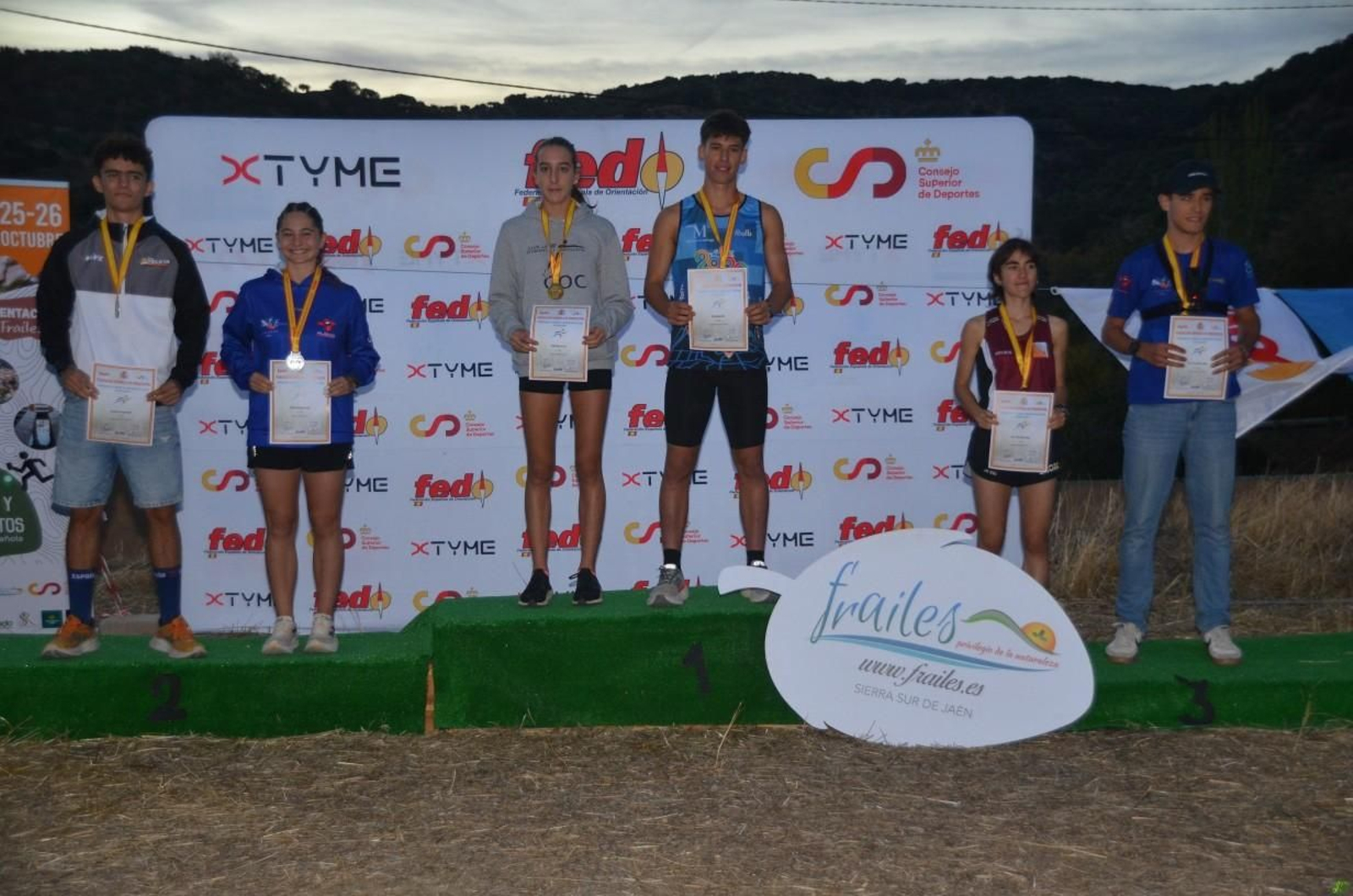 Jorge Pérez, en lo más alto del pódium.