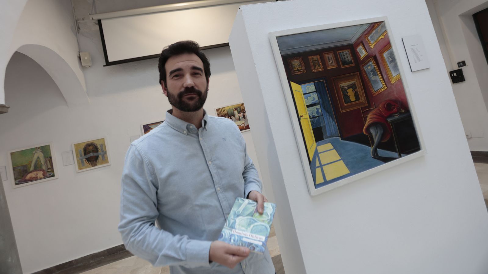 Inauguración de la exposición "Pasen y Lean" y presentación del libro Hominis Oblitus de Enrique Martínez