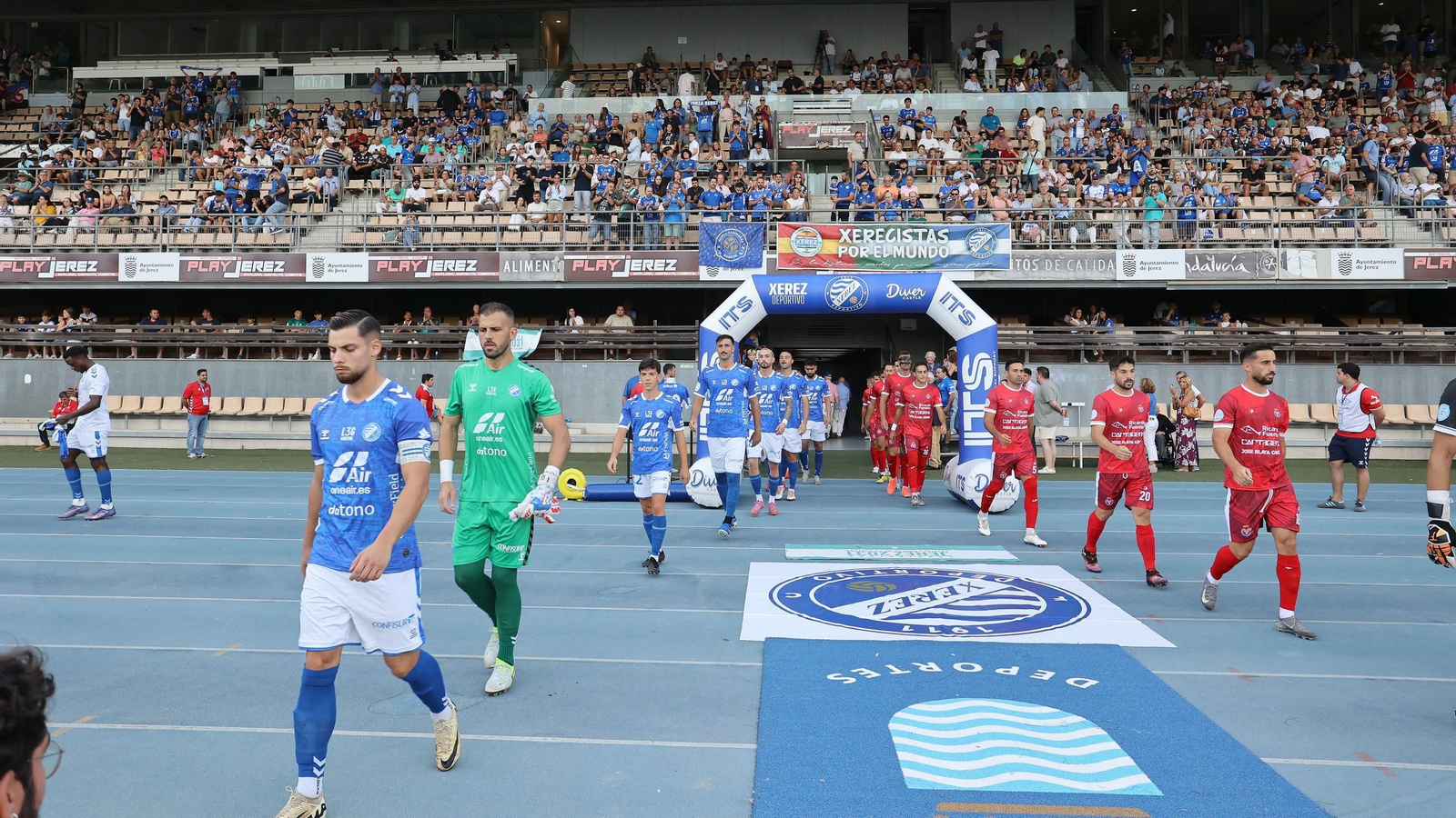 Imágenes del Xerez DFC y la Deportiva Minera en Chapín