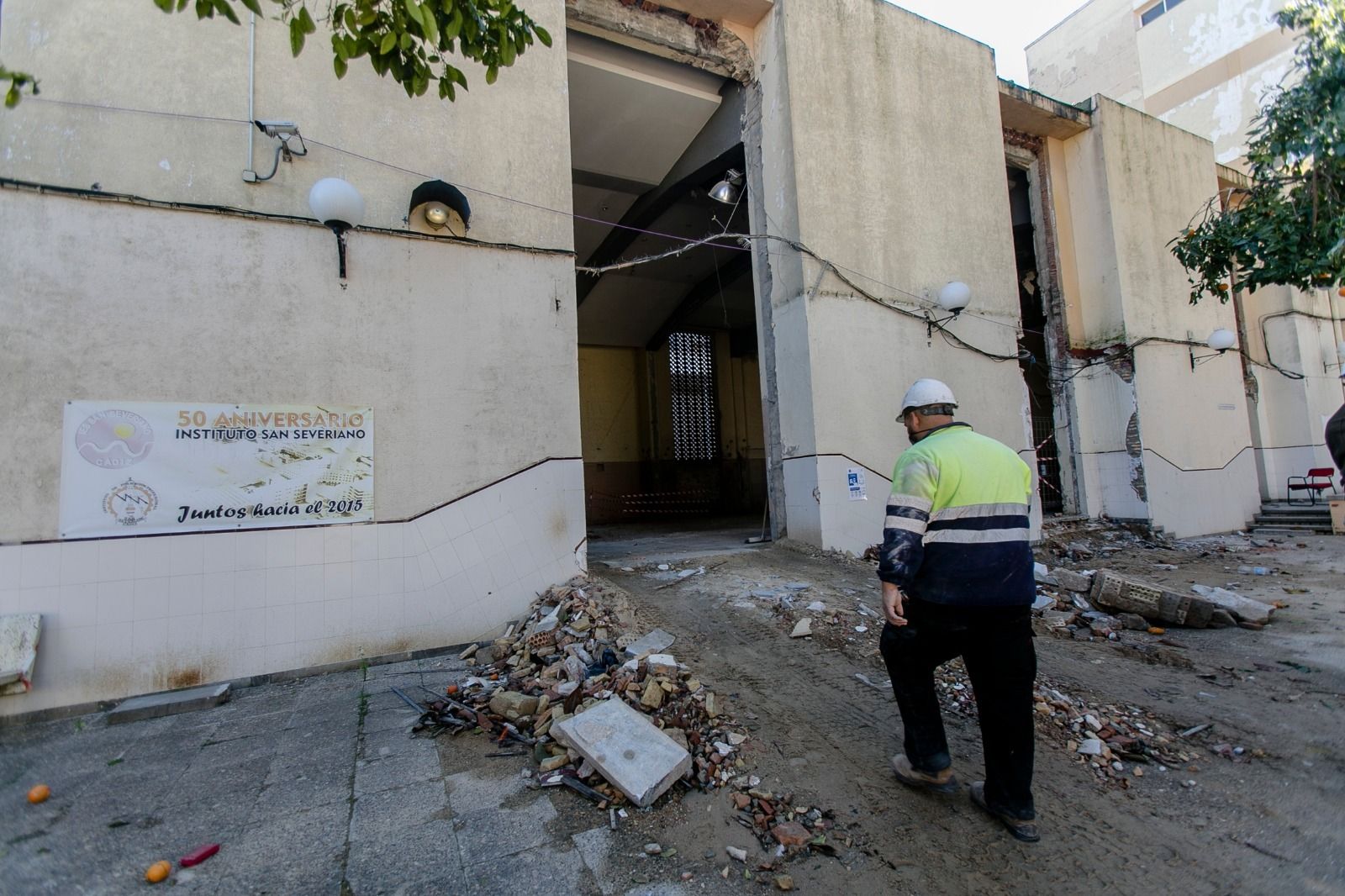 La antigua capilla del IES San Severiano que acogerá los grados de Peluquería y Estética.