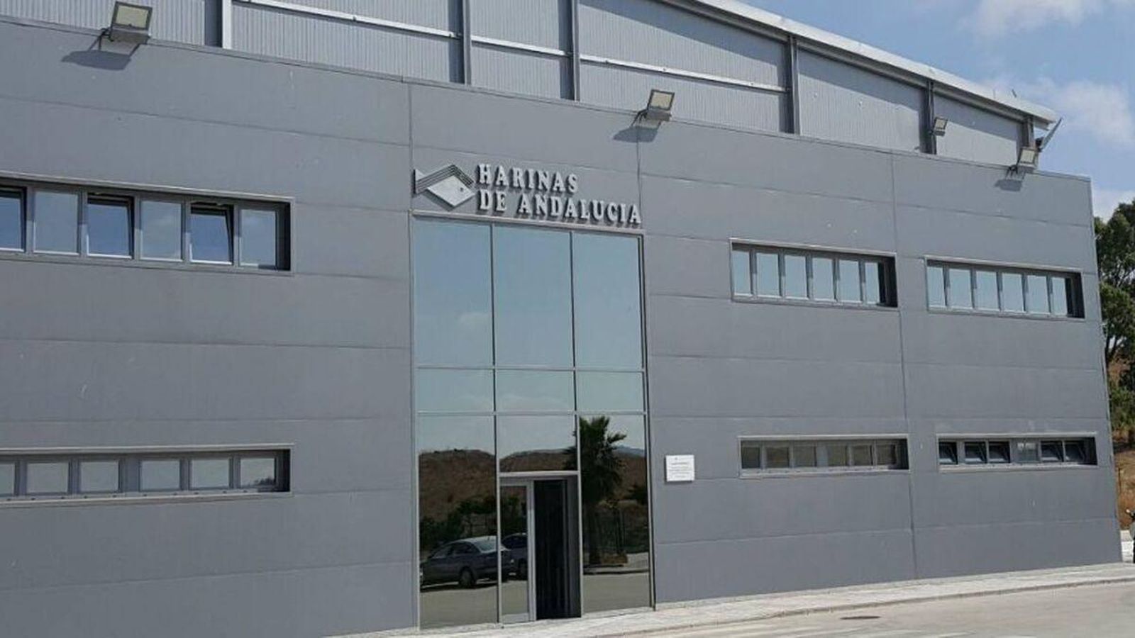 Entrada de la empresa Harinas Andalucía.