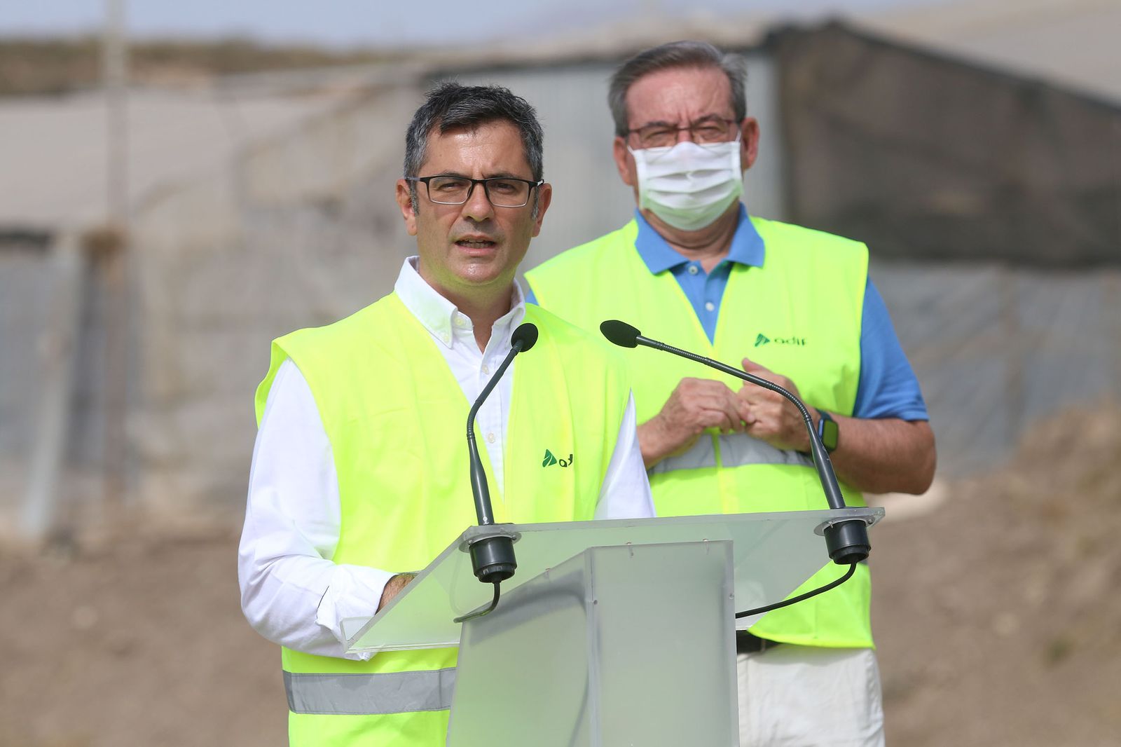 Fotogalería de la visita del ministro Félix Bolaños a las obras del AVE