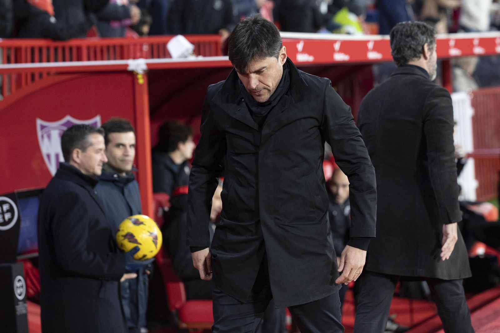 Medina, durante el partido contra el Sevilla