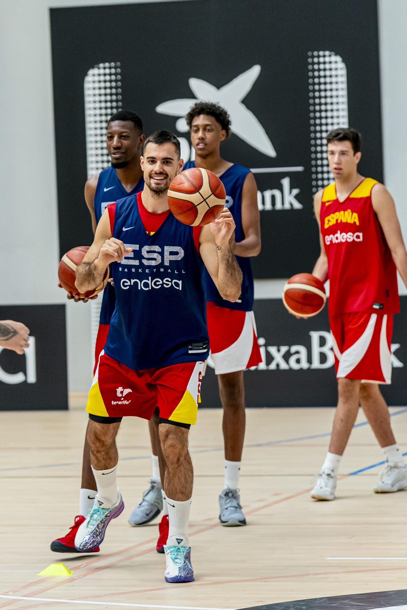 España acaba su trabajo en Madrid antes de venir a Málaga